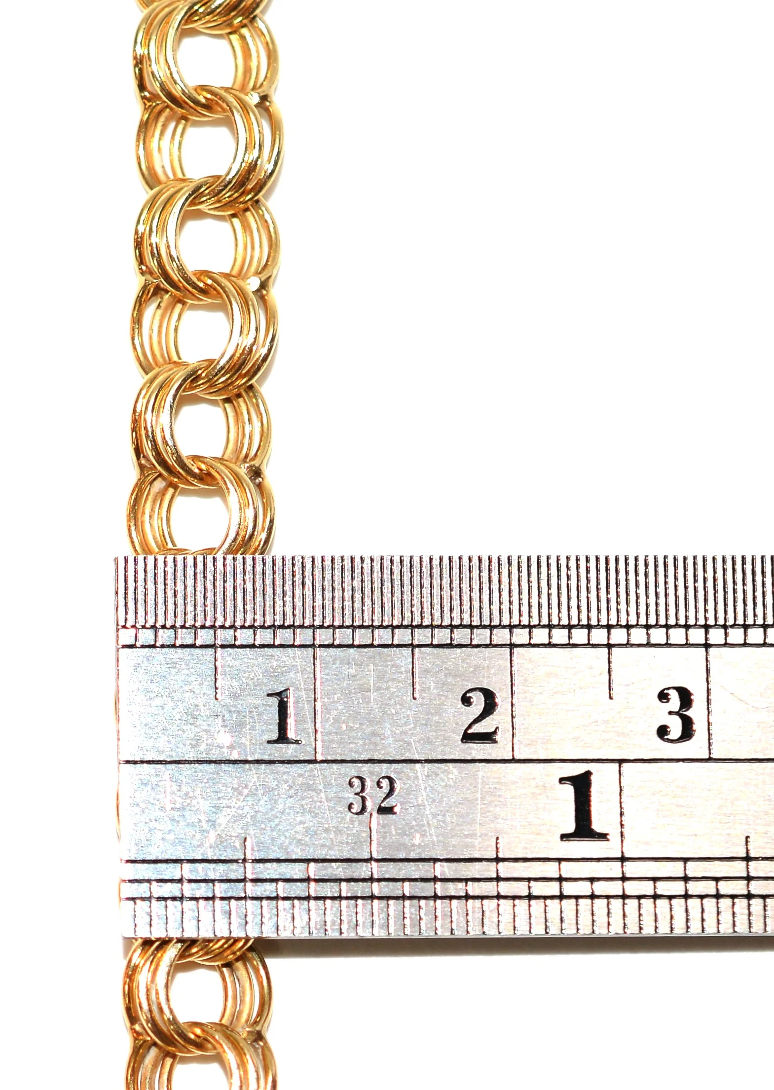 14K Solid Gold Bracelet Chain Bracelet Link Bracelet Ladies Bracelet Vintage Bracelet Antique Bracelet Estate Jewelry Fine Estate Jewellery - Image 8