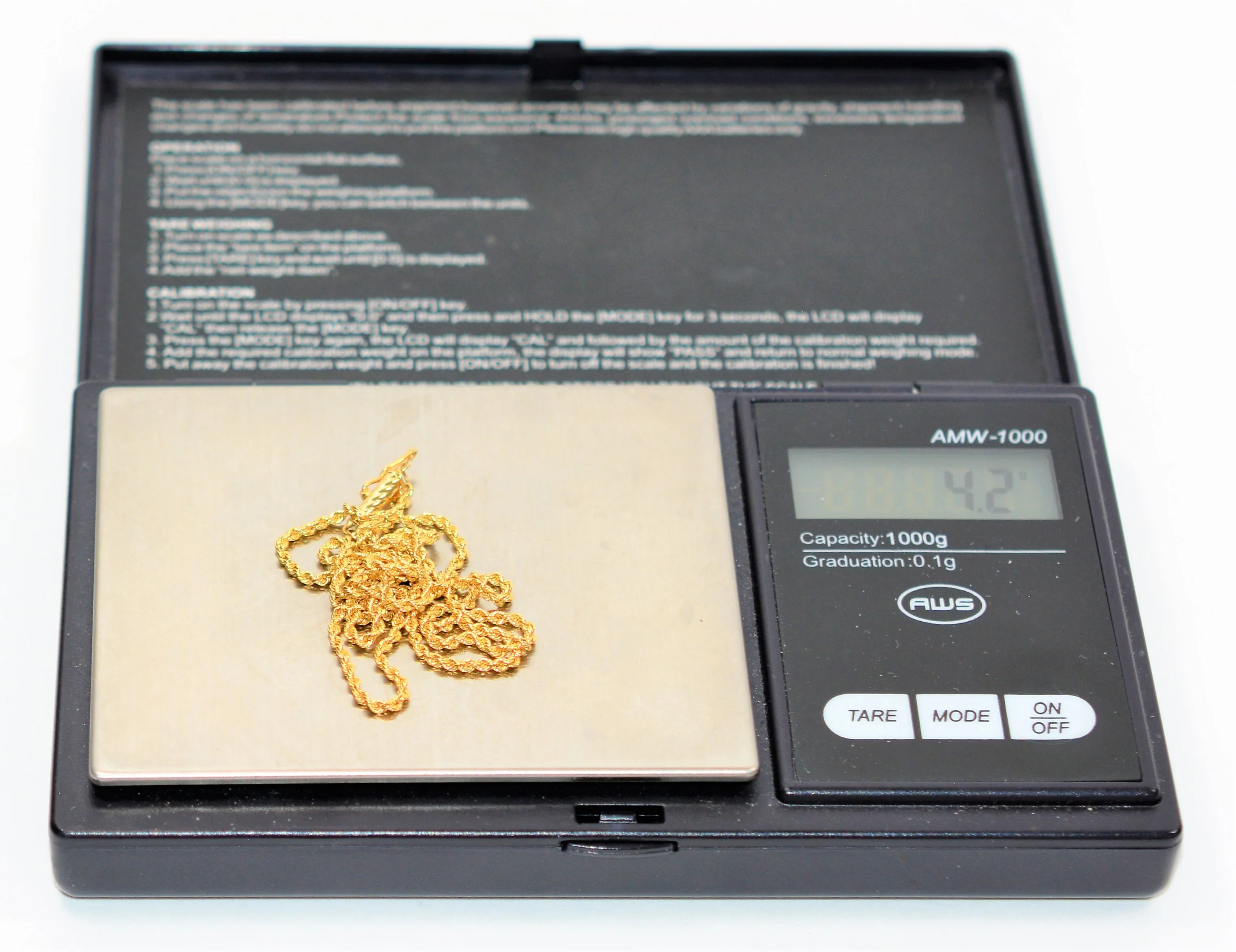 14K Solid Gold Twist-Rope Chain Necklace 18" 1.50mm 4.2 Grams Gold Chain Gold Necklace Estate Necklace Vintage Necklace Fine Estate Jewelry - Image 5