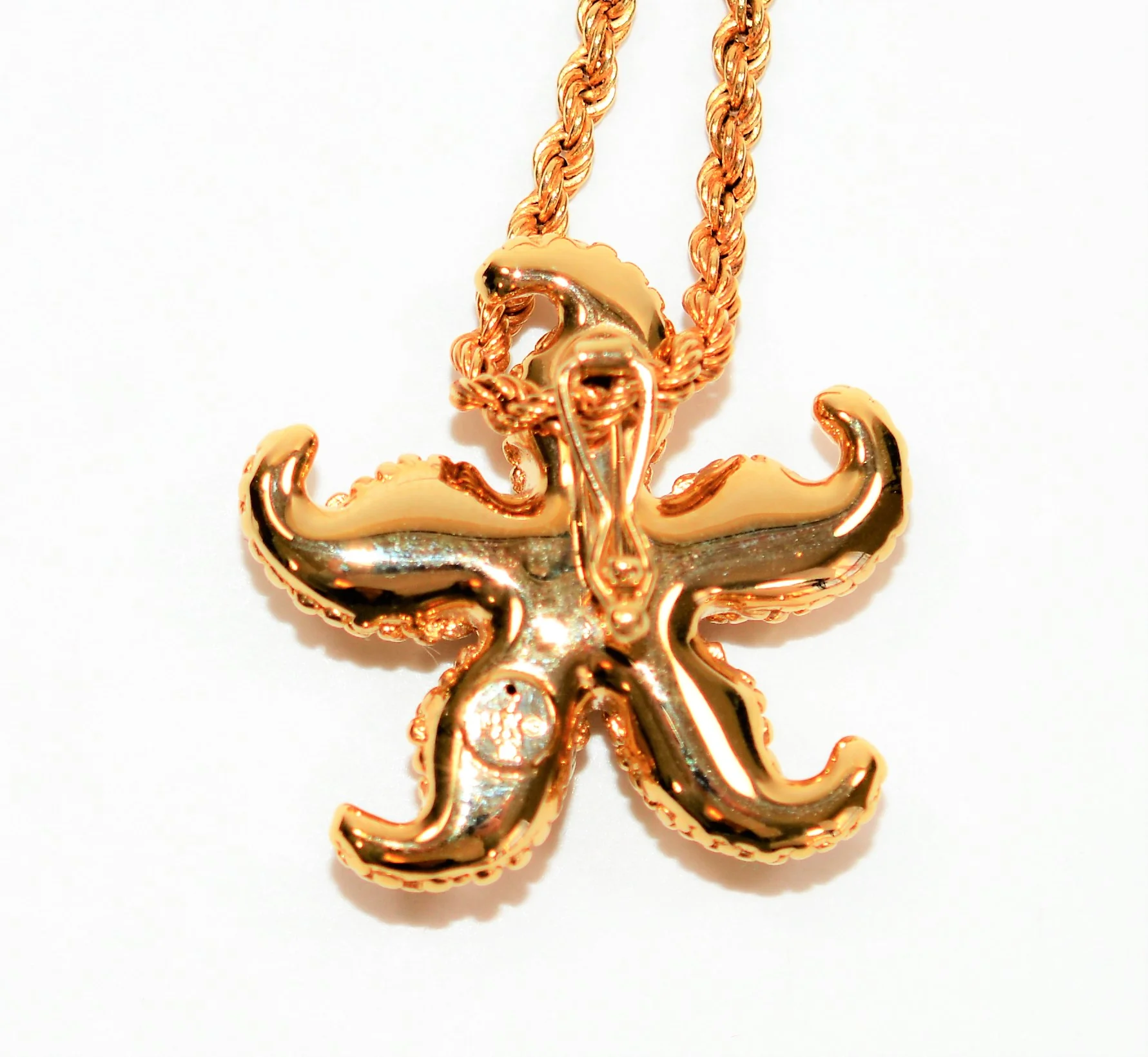 Starfish Necklace 14K Solid Gold Pendant Necklace Nautical Necklace Beach Necklace Coastal Necklace Tropical Necklace Gold Necklace Fine - Image 5