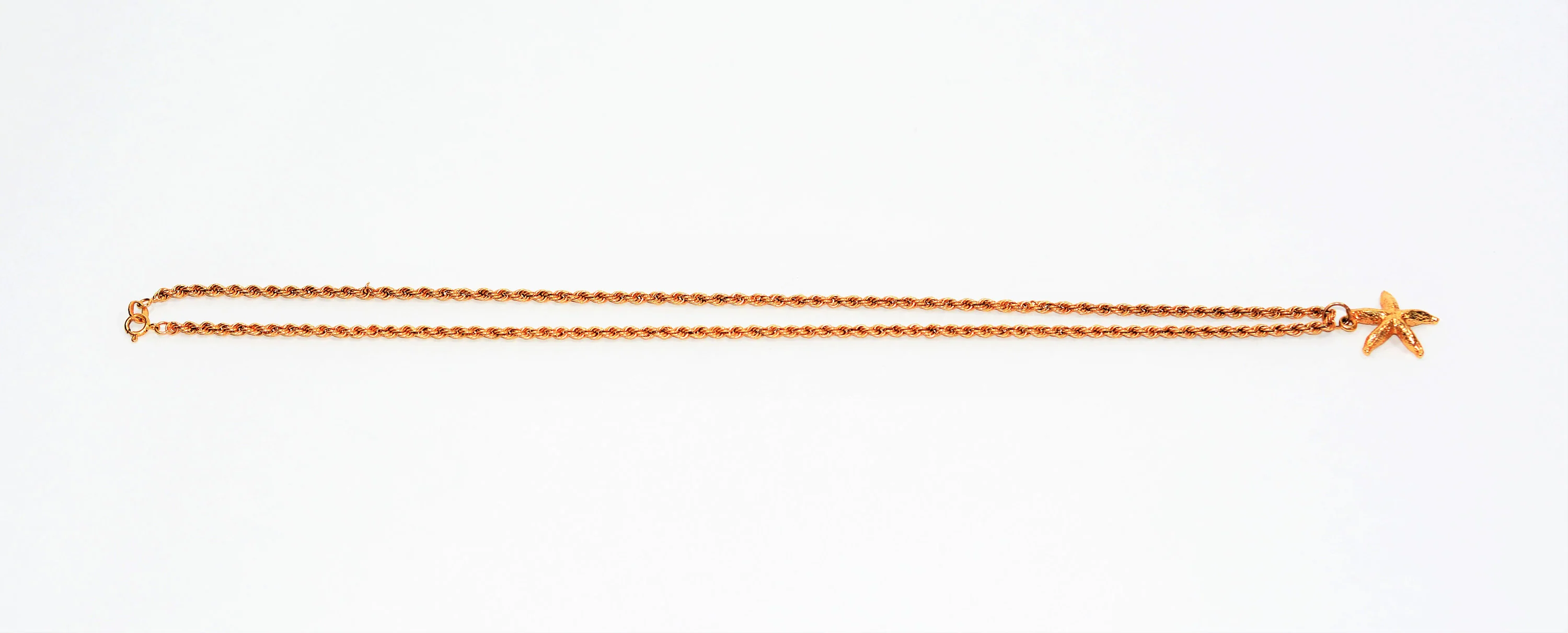 Starfish Necklace 14K Solid Gold Pendant Necklace Nautical Necklace Beach Necklace Coastal Necklace Tropical Necklace Gold Necklace Estate - Image 3