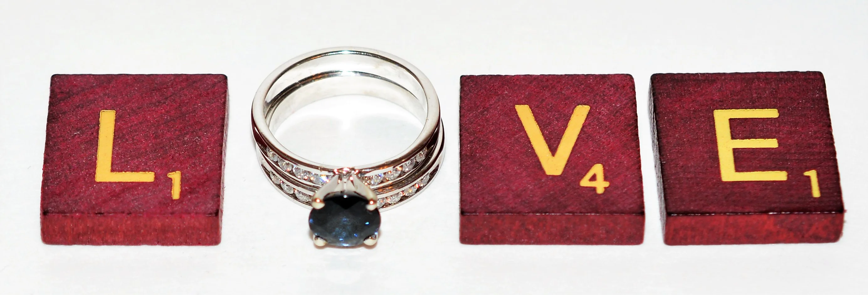 Certified Natural Indicolite Tourmaline & Diamond Ring Wedding Bridal Set 14K Solid White Gold 1.69tcw Gemstone Engagement Ring Wedding Band - Image 10