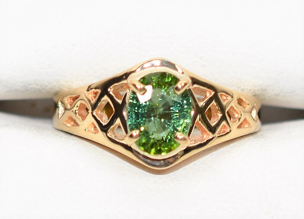 Natural Paraiba Tourmaline Ring 14K Solid Gold 1.06ct Solitaire Ring Gemstone Ring Statement Ring Ladies Ring Women’s Ring Birthstone Ring - Image 5