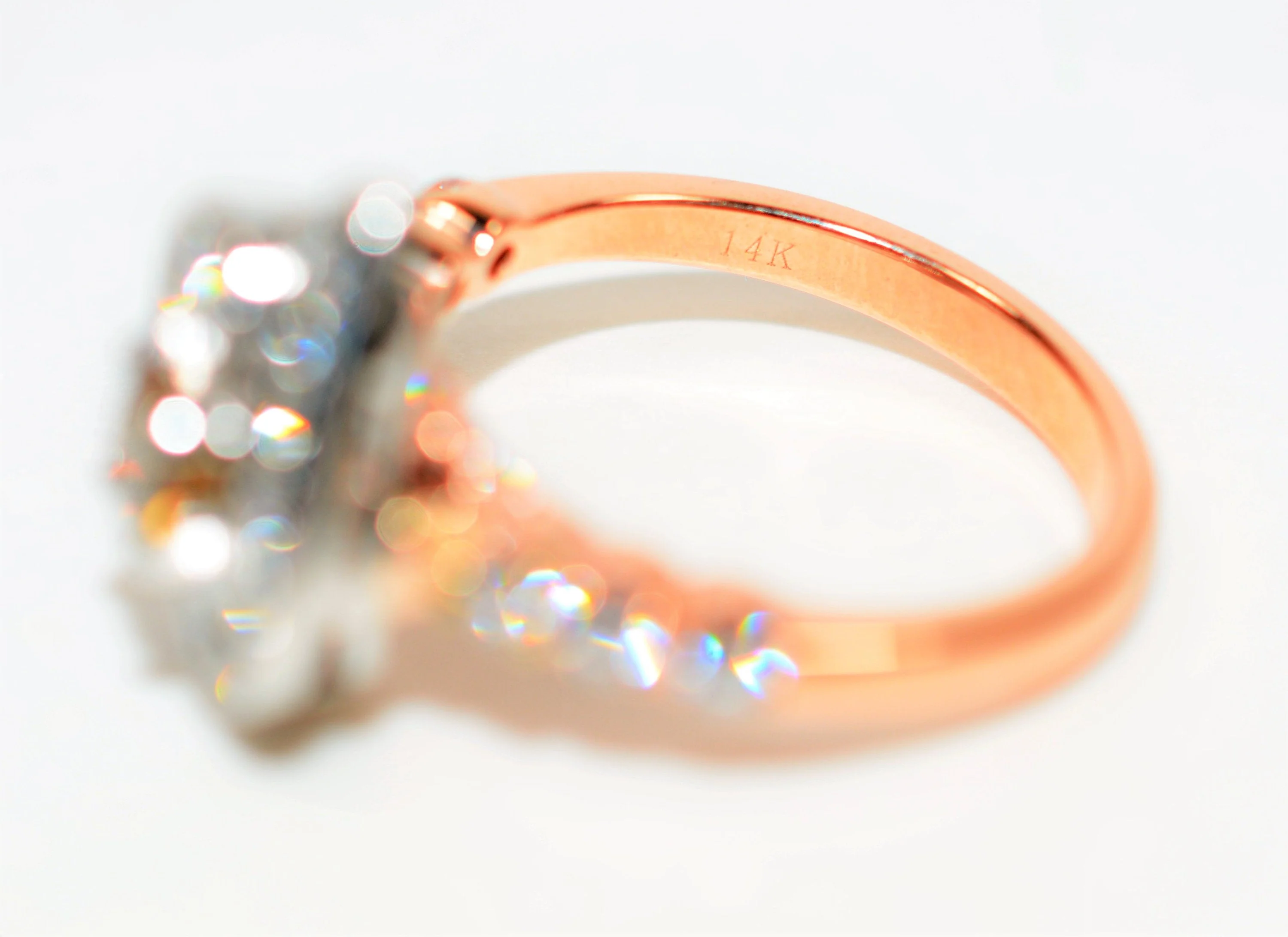 Natural Fancy Chocolate Diamond Ring 14K Solid Rose Gold 1.58tcw Engagement Ring Cocktail Ring Fine Statement Ring Wedding Ring Promise Ring - Image 6