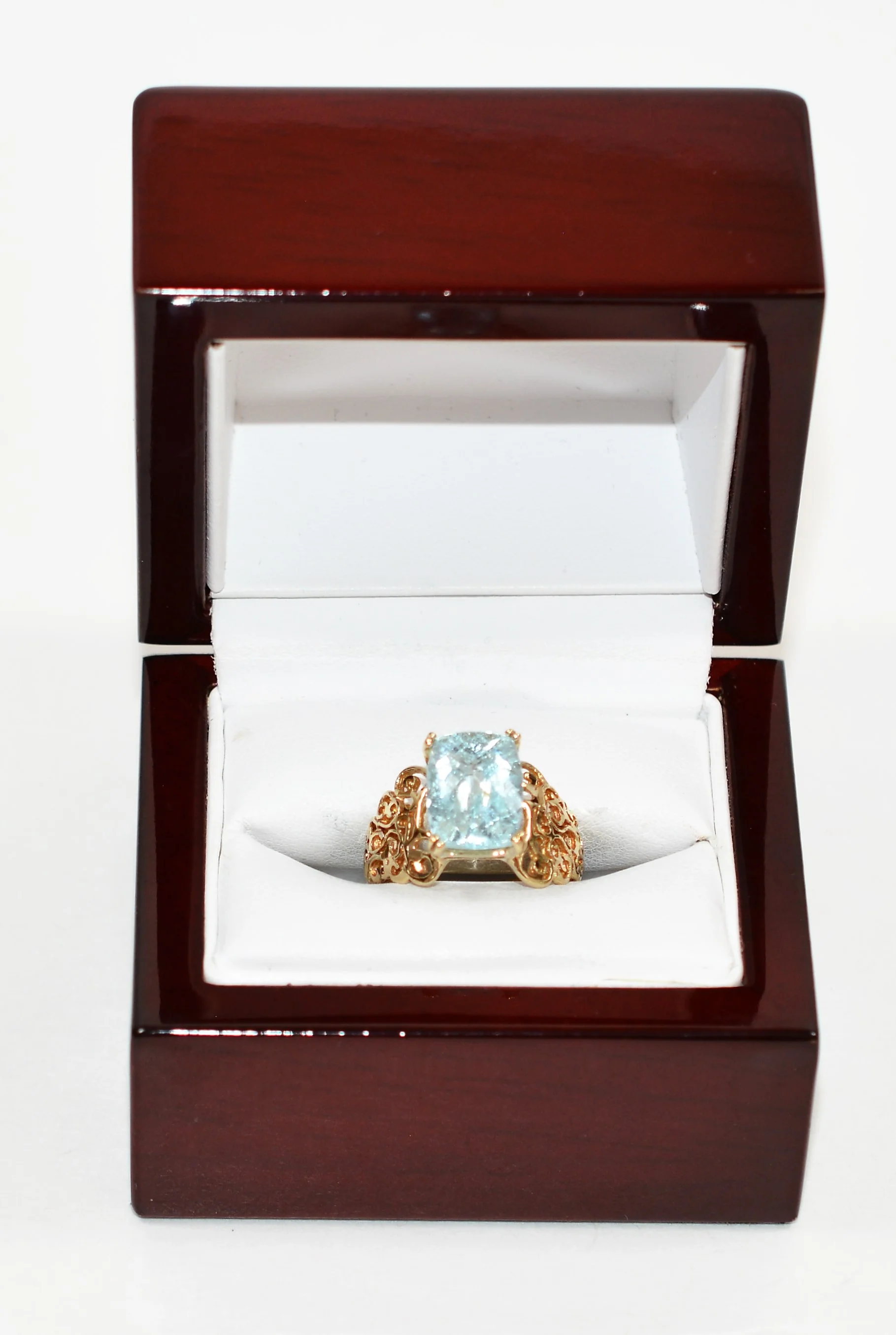 Natural Paraiba Tourmaline Ring 10K Solid Gold 3.40ct Solitaire Ring Women’s Ring Statement Ring Birthstone Ring Ladies Ring Cocktail Ring - Image 12