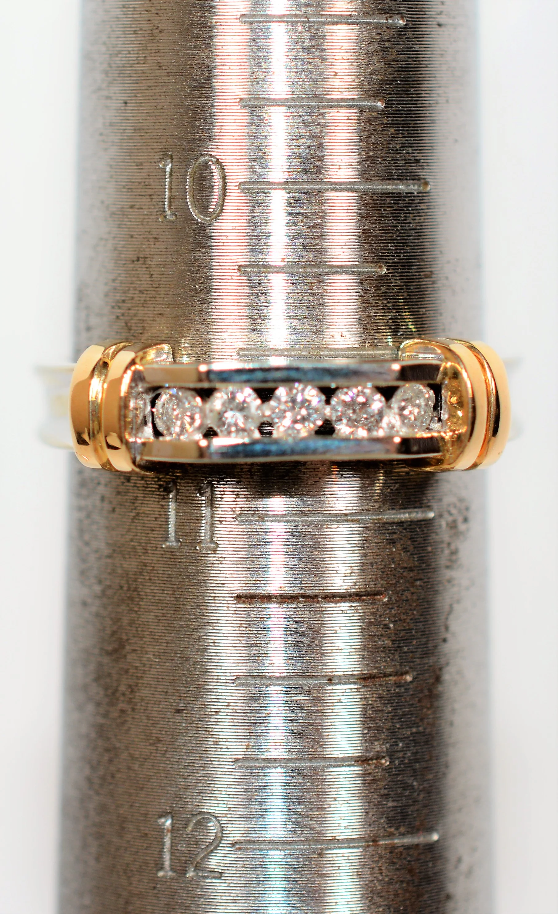 Natural Diamond Ring 14K Solid White Gold .30tcw Band Ring Wedding Ring Men's Ring Diamond Band Gold Band Promise Ring Bridal Estate Jewelry - Image 9