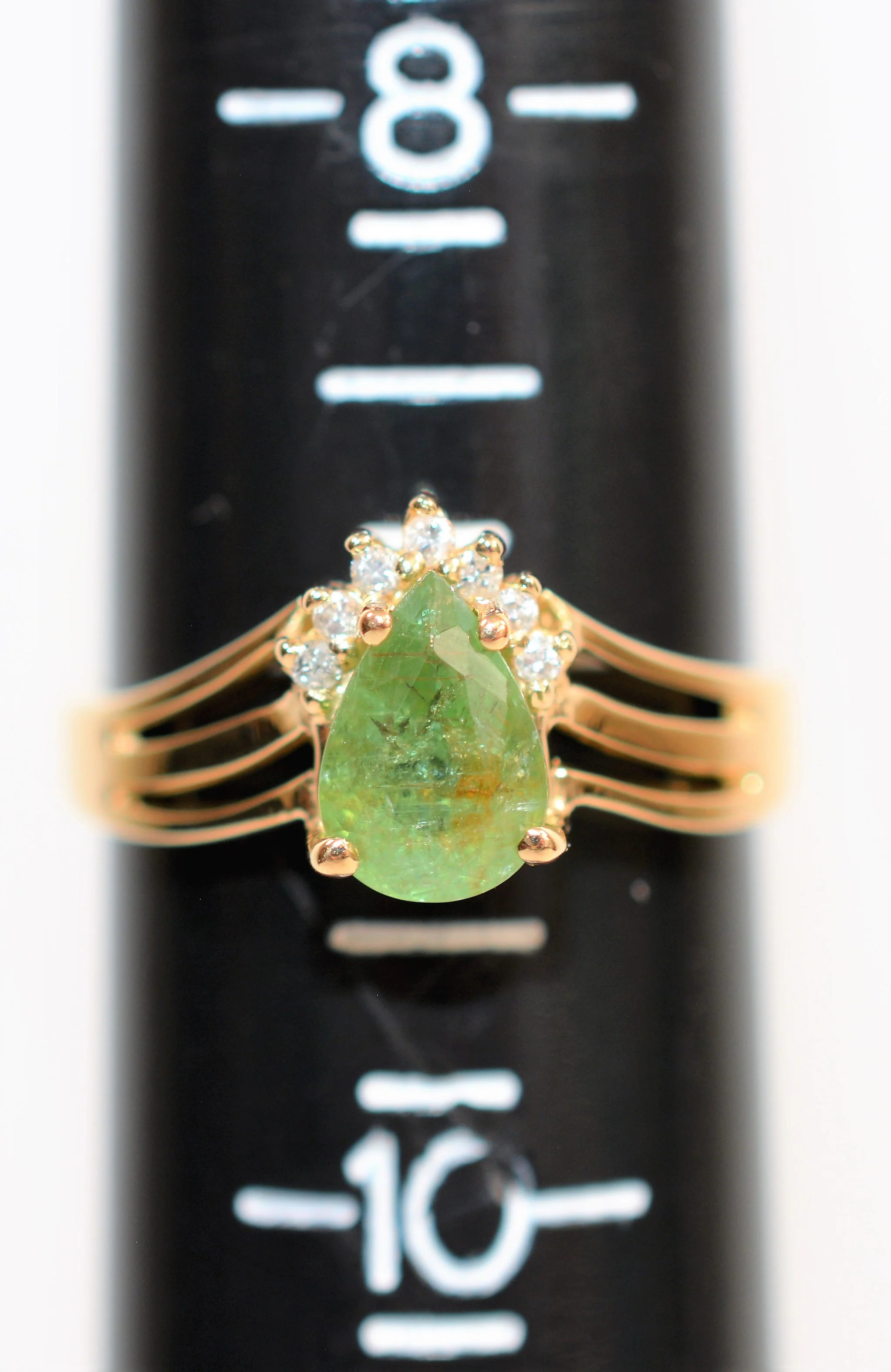 Natural Paraiba Tourmaline & Diamond Ring 14K Solid Gold 1.60tcw Women's Ring Statement Ring Gemstone Jewelry Jewellery Birthstone Ring - Image 9