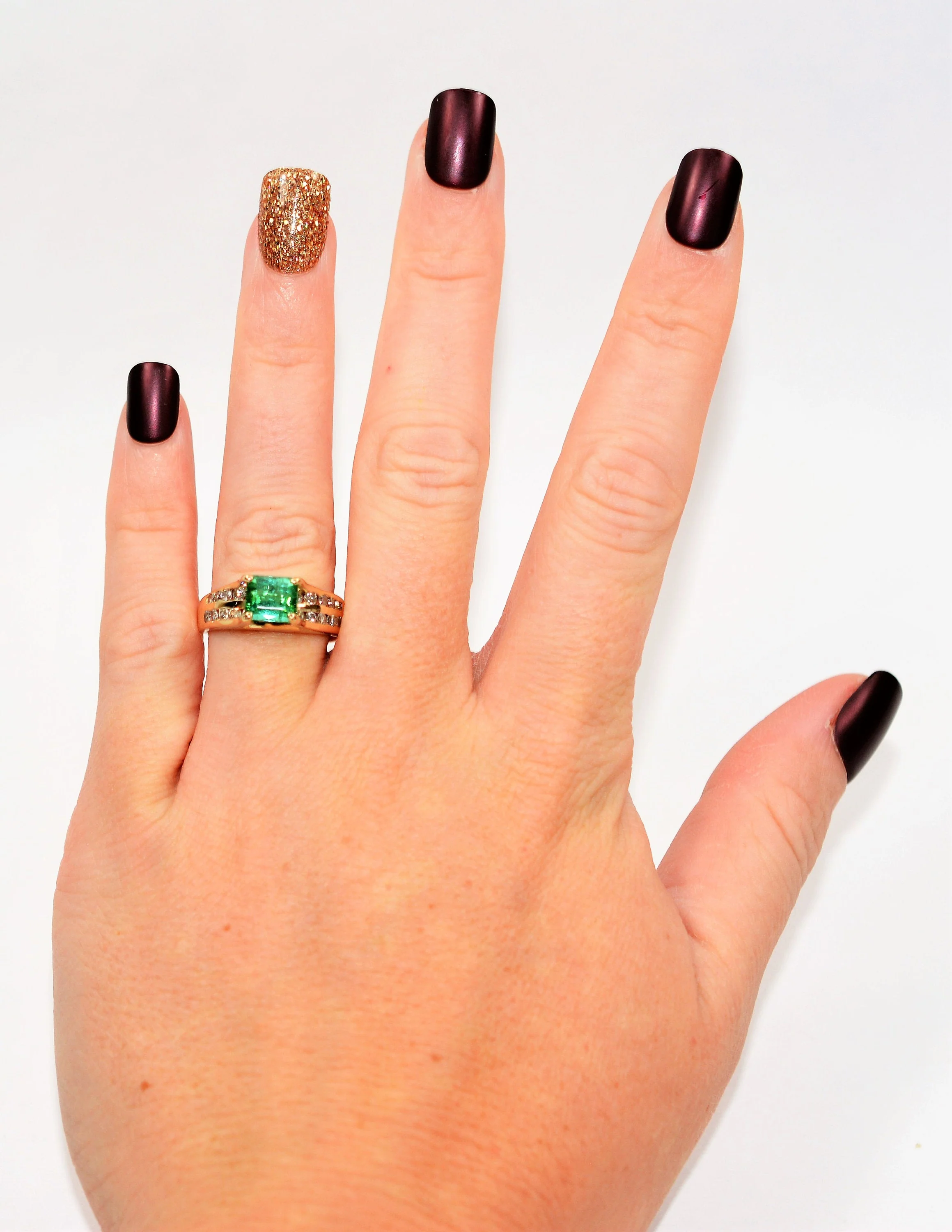 Certified Natural Paraiba Tourmaline & Diamond Ring 14K solid Gold 1.91tcw Cocktail Statement Women's Estate Jewelry - Image 3