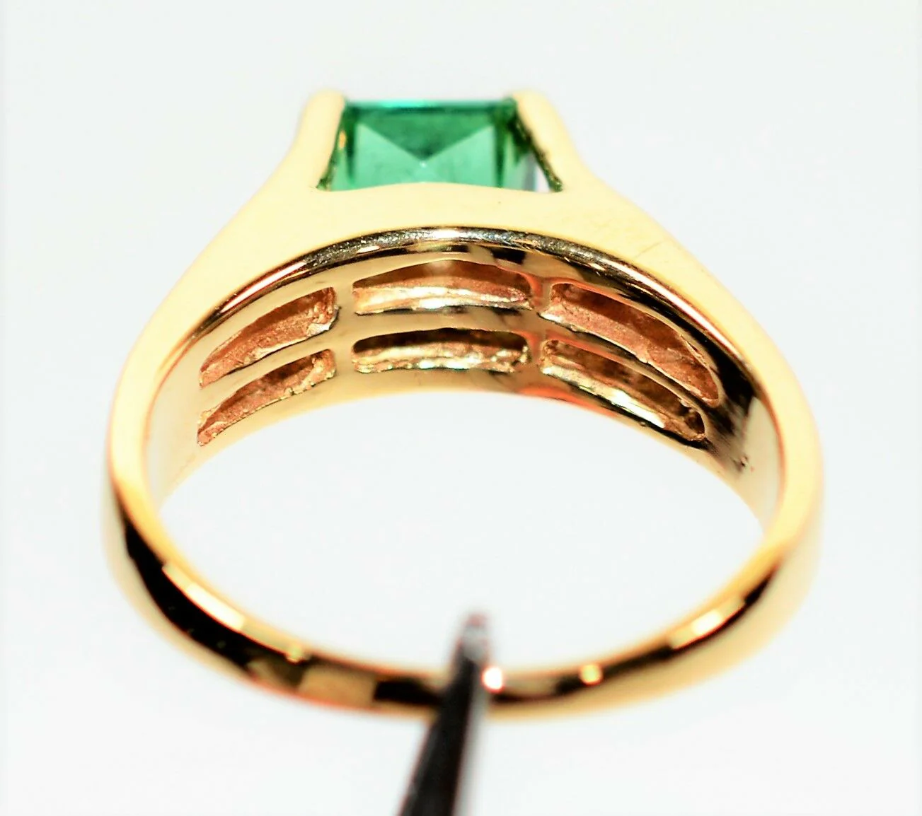 Certified Natural Paraiba Tourmaline & Diamond Ring 14K solid Gold 1.91tcw Cocktail Statement Women's Estate Jewelry - Image 8