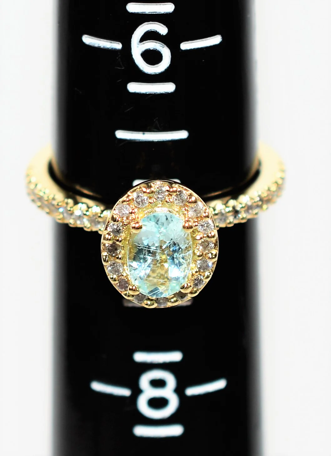 Natural Paraiba Tourmaline & Diamond Ring 14K Solid Gold 1.40tcw Engagement Ring Promise Ring Bridal Jewelry Gemstone Ring Fine Women's Ring - Image 10
