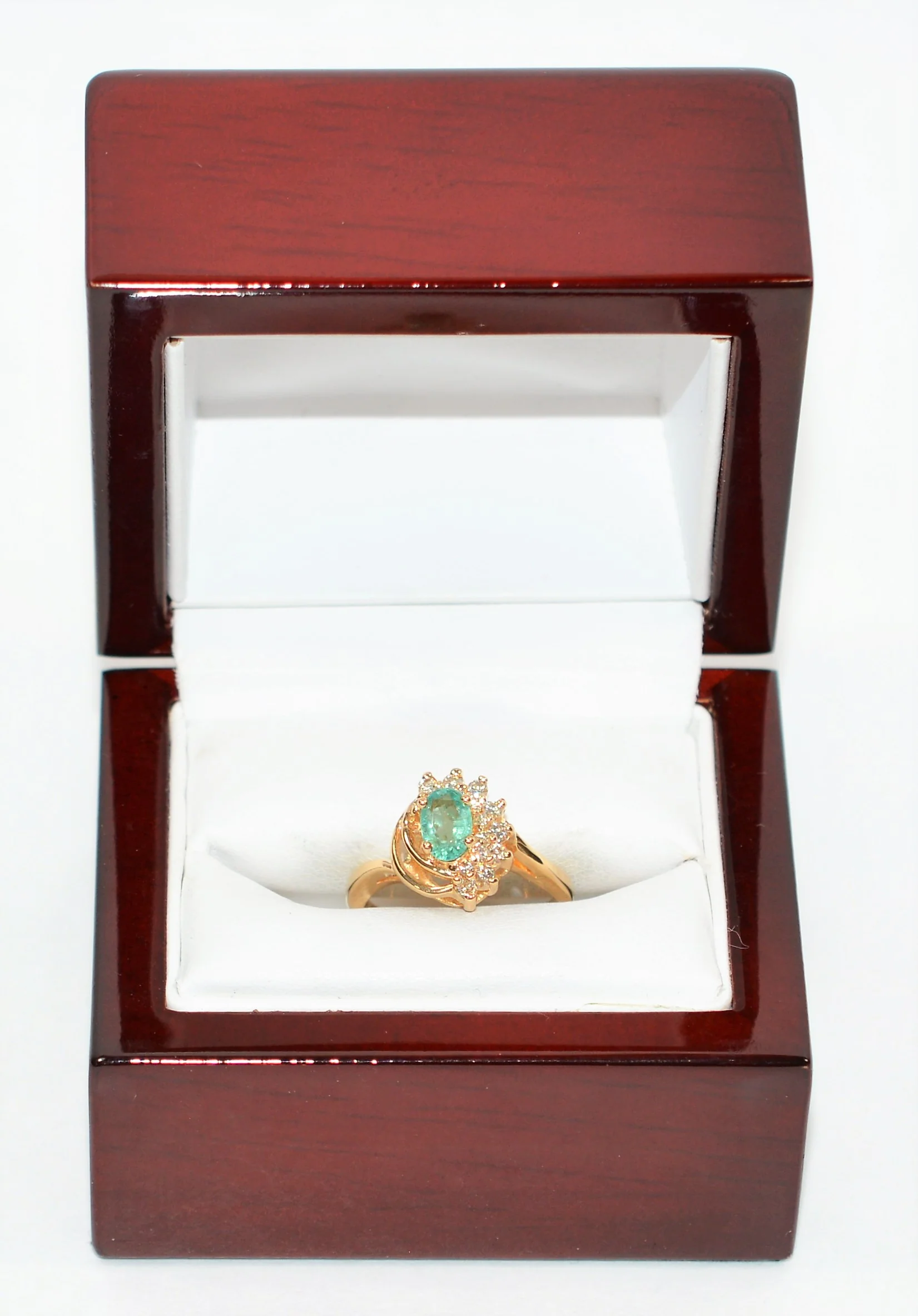Natural Brazilian Paraiba Tourmaline & Diamond Ring 14K Solid Gold .84tcw Gemstone Ring Women's Ring Birthstone Ring Estate Jewellery Jewelry - Image 12