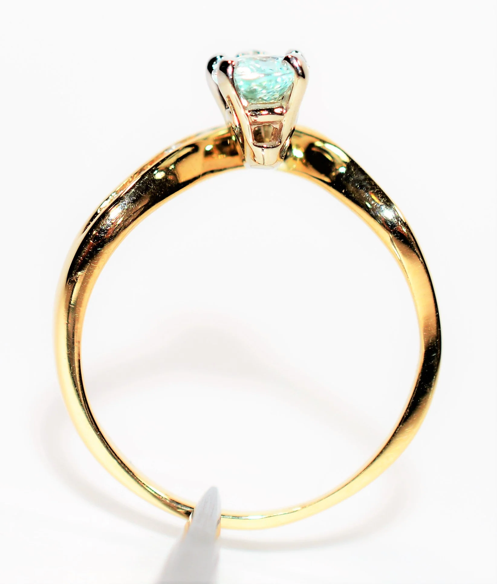 Certified Natural Paraiba Tourmaline & Diamond Ring 14K Solid Gold .79tcw Fine Gemstone Women's Statement Estate Jewelry - Image 4