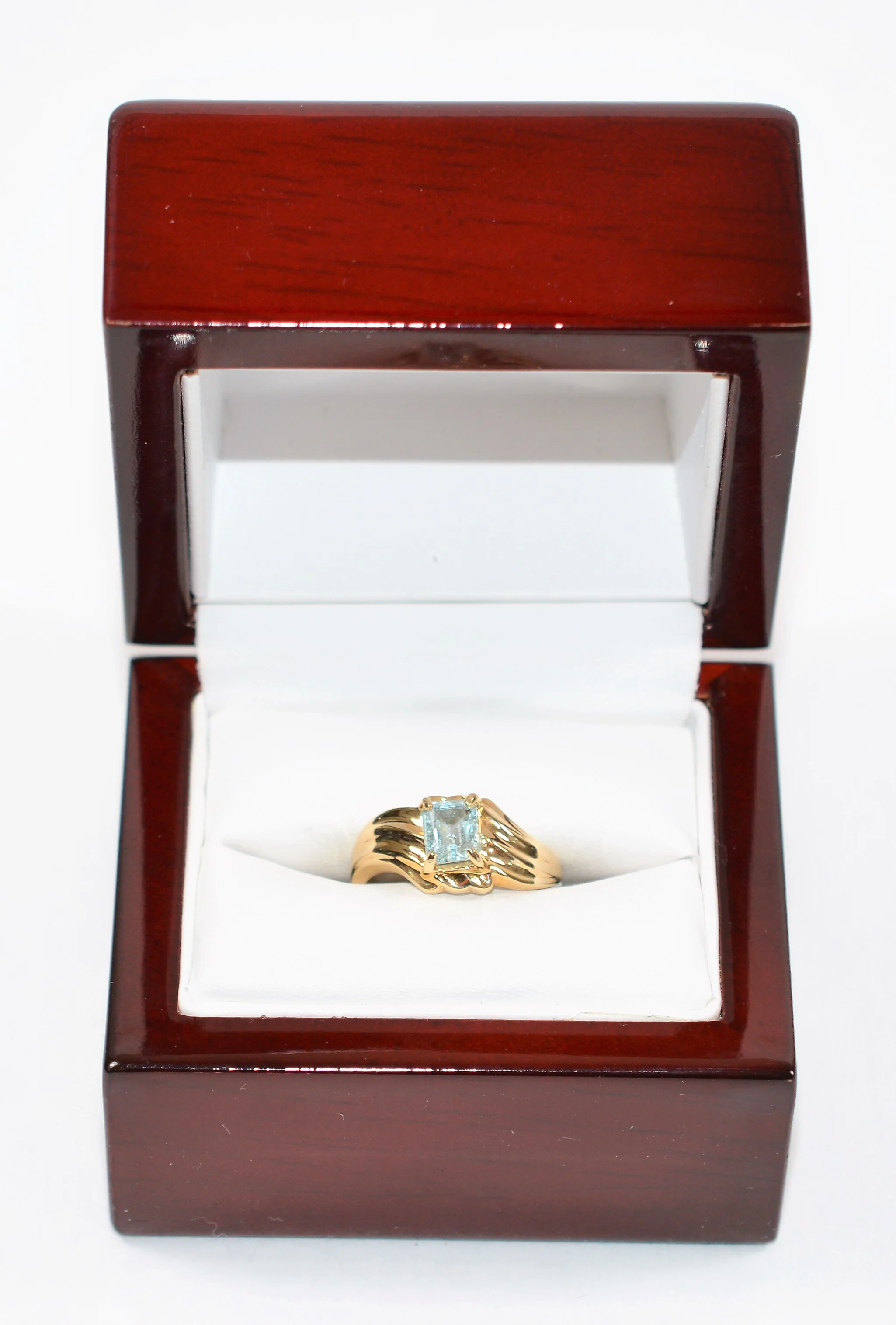 Natural Paraiba Tourmaline Ring 14K Solid Gold .76ct Solitaire Ring Womens Ring Birthstone Ring Estate Ring Ladies Ring Statement Ring Jewelry - Image 12