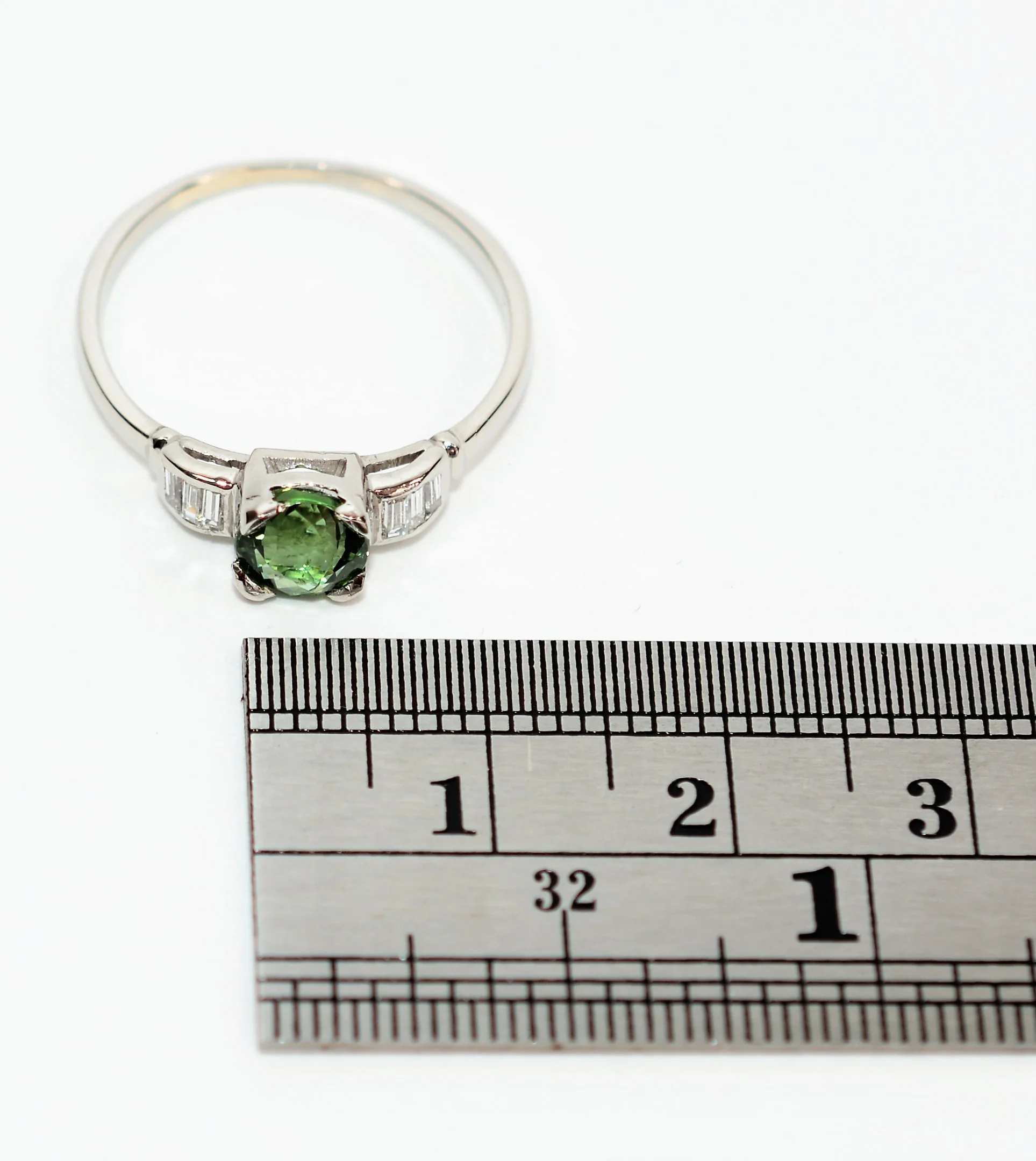 Natural Paraiba Tourmaline & Diamond Ring Platinum 1.18tcw Fine Gemstone Women's Ring Estate Birthstone Ring Engagement Ring Promise Ring - Image 11