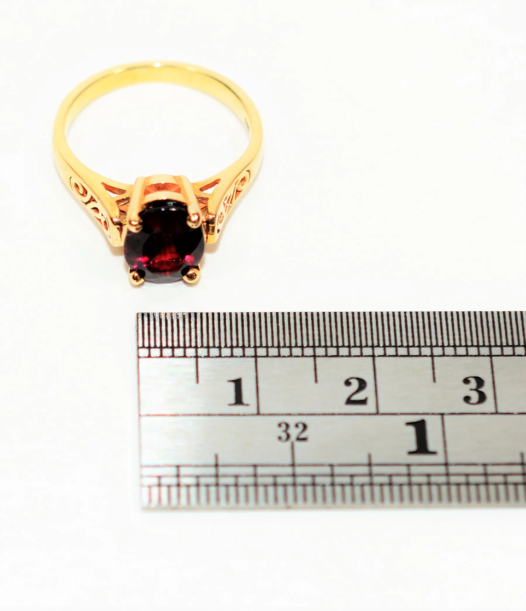 Natural Rubellite Ring 14K Solid Gold 1.90ct Pink Tourmaline Ring Solitaire Ring Vintage Ring Antique Ring Women's Ring Fine Estate Jewelry - Image 11