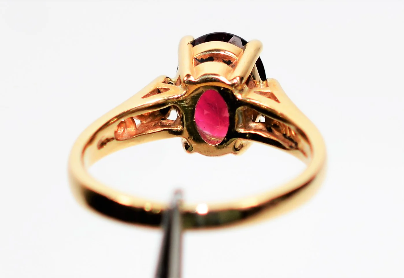Natural Rubellite Ring 14K Solid Gold 1.90ct Pink Tourmaline Ring Solitaire Ring Vintage Ring Antique Ring Women's Ring Fine Estate Jewelry - Image 7