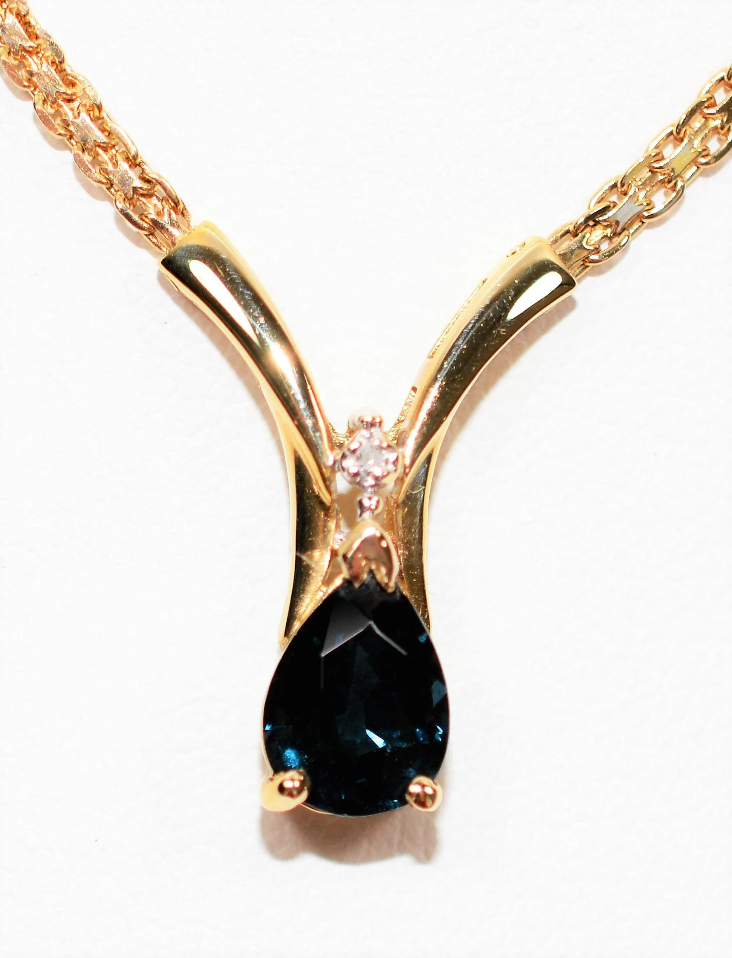 GIA Certified Natural Spinel & Diamond Necklace 14K Solid Gold 2.06tcw Statement Necklace Pendant Necklace Gemstone Necklace Women's Necklace - Image 5