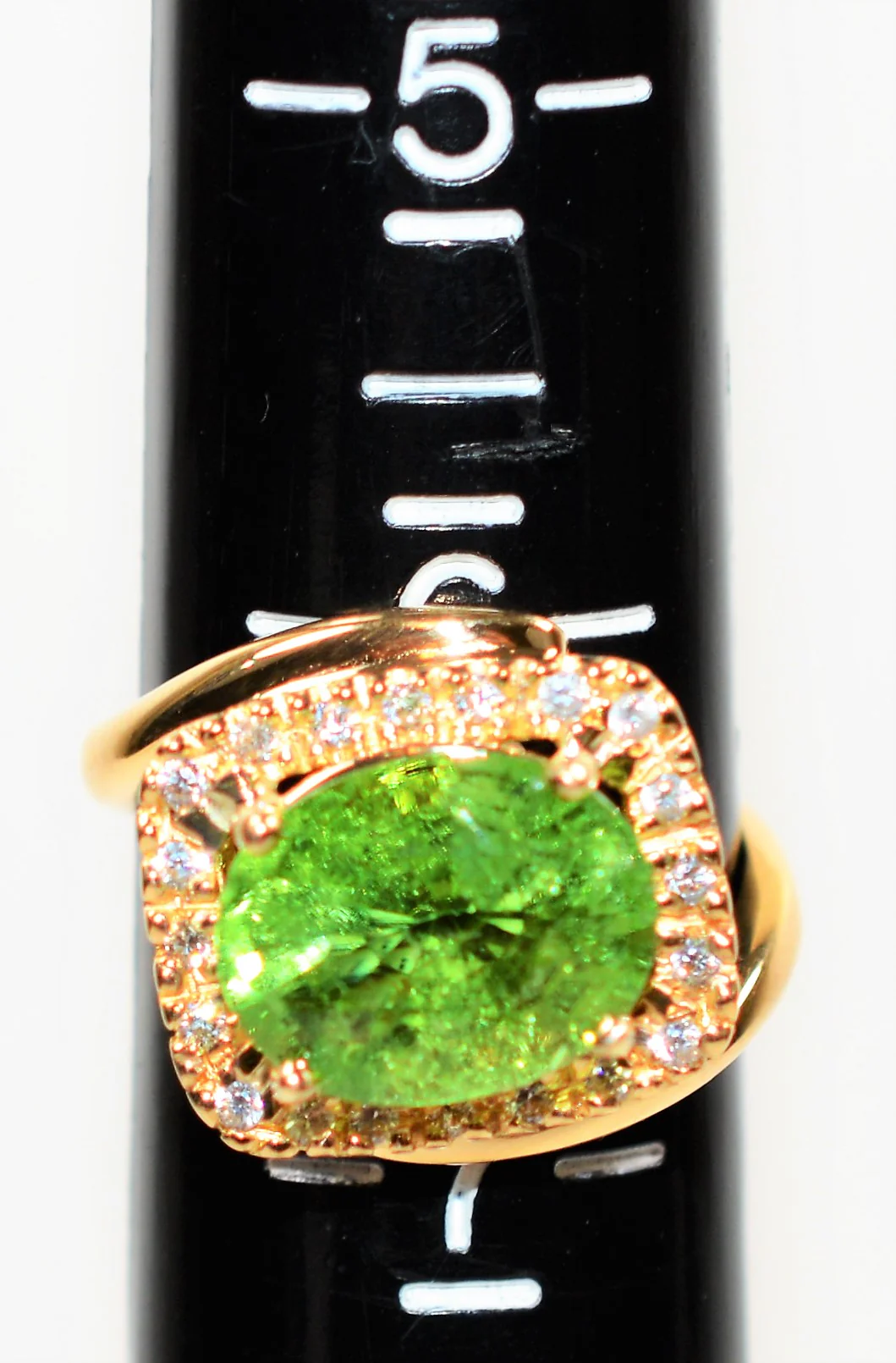 Natural Paraiba Tourmaline & Diamond Ring 18K Solid Gold 4.94tcw Gemstone Jewelry Statement Ring Cocktail Ring Fine Jewellery Birthstone - Image 9