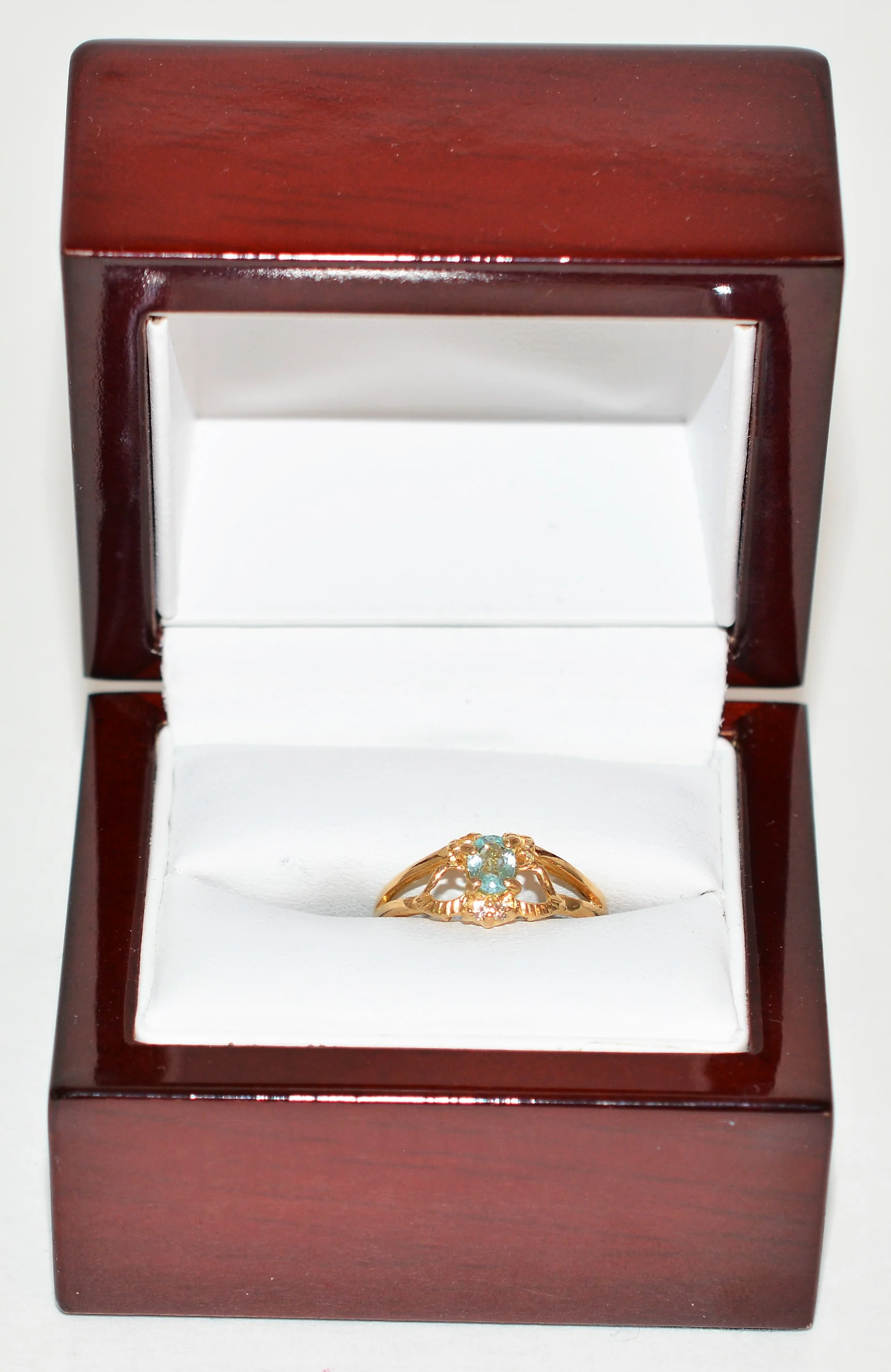 Natural Paraiba Tourmaline Ring 18K Solid Gold .33ct Solitaire Ring Women's Ring Butterfly Ring Gemstone Ring Birthstone Ring Fine Jewelry - Image 12