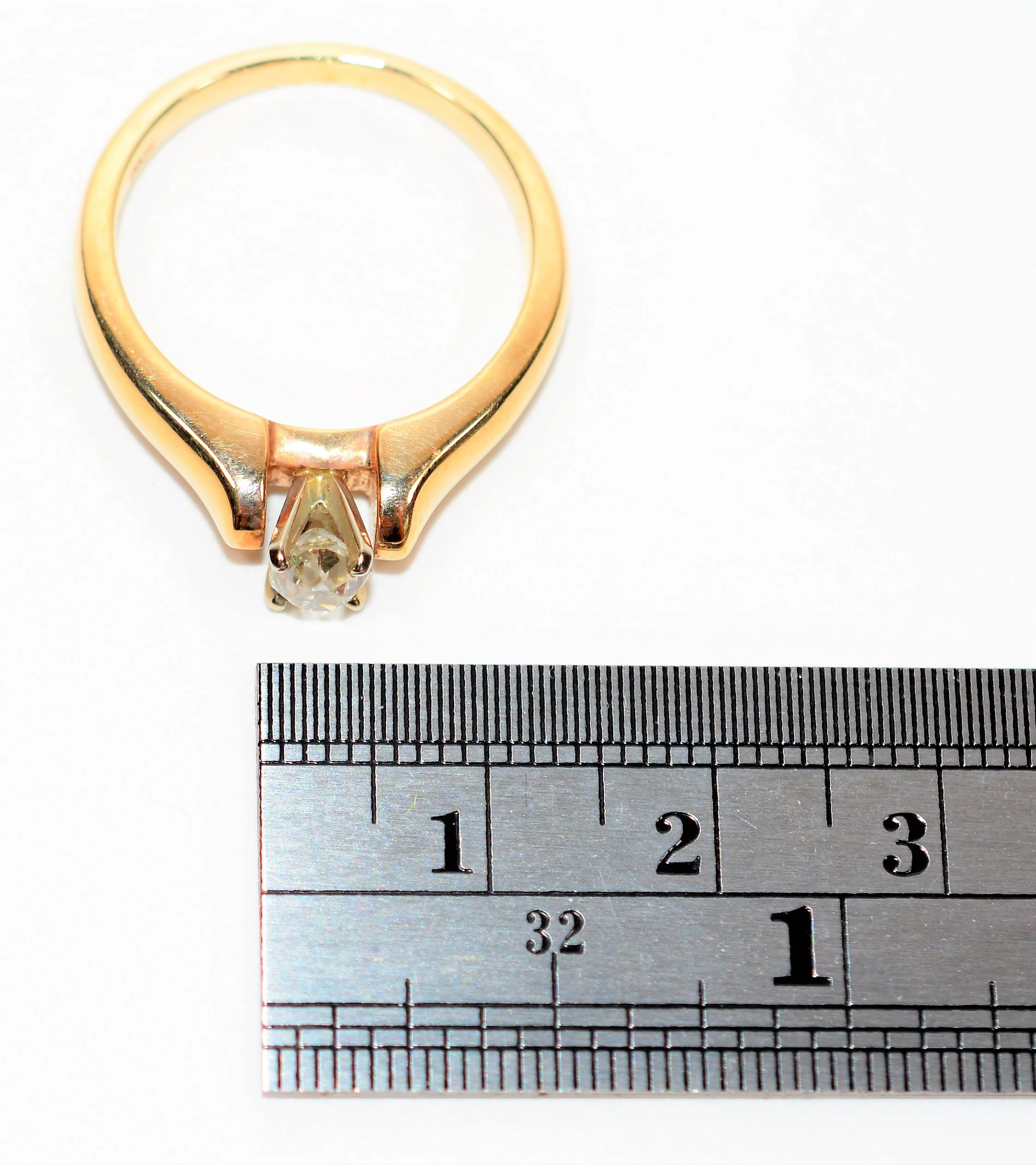 GIA Certified Natural Diamond Ring 14K Solid Gold .53ct Old Mine Cut Solitaire Ring Engagement Ring Wedding Ring GIA Diamond Women's Ring - Image 13