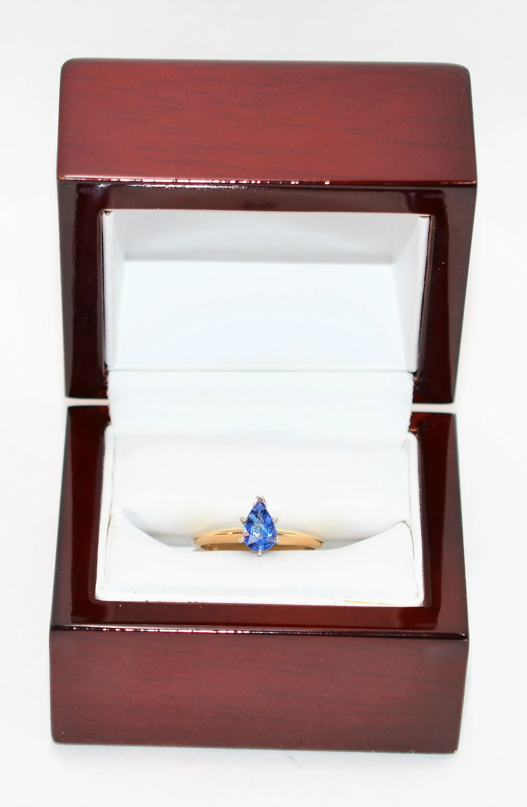 Natural Ceylon Sapphire Ring 14K Solid Gold .85ct Sri Lankan Sapphire Ring Solitaire Ring Engagement Ring Bridal Jewelry Wedding Ring Promise - Image 12
