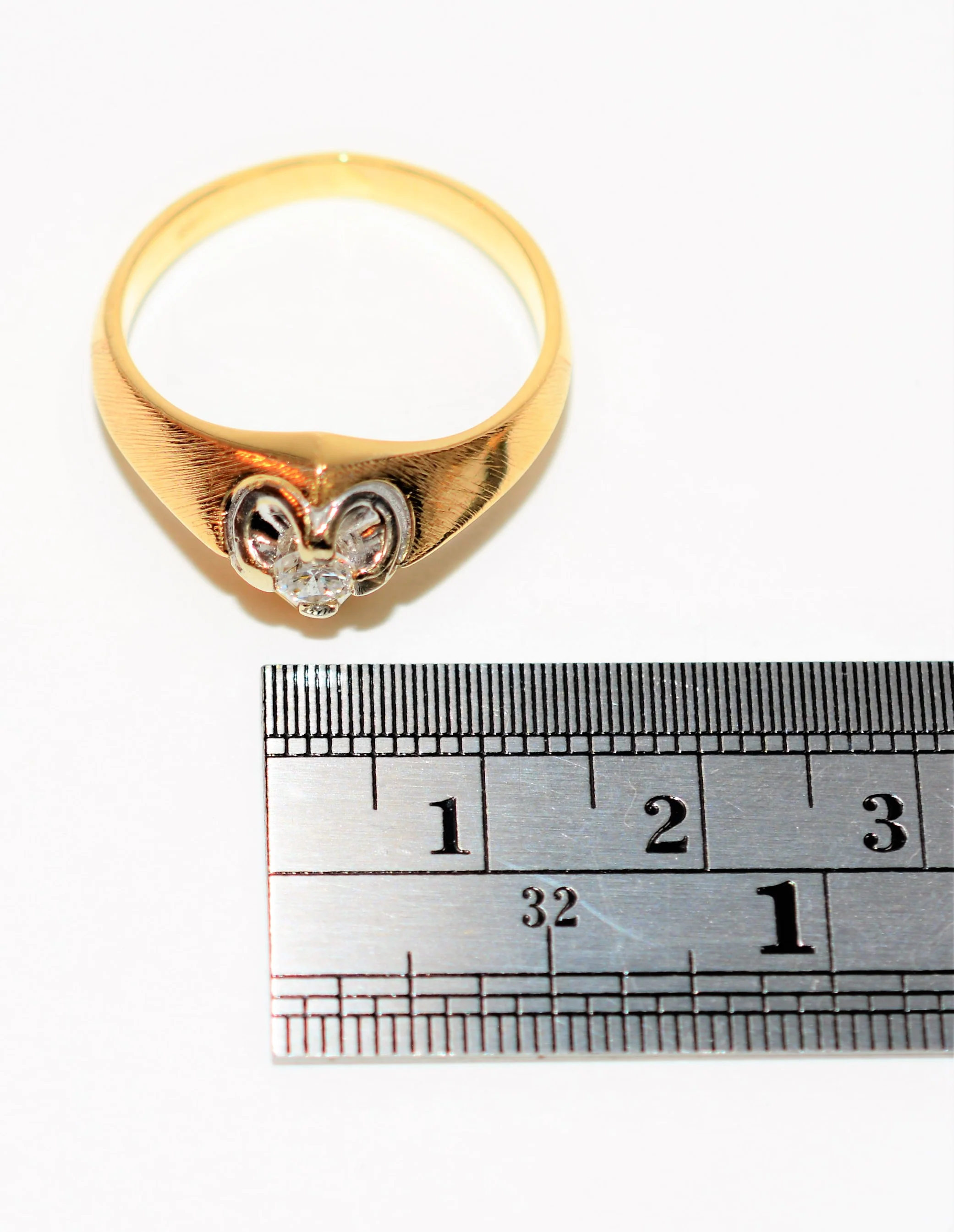 Natural Diamond Ring 14K Solid Gold .25ct Solitaire Ring Men's Ring Statement Ring Cocktail Ring Vintage Ring Estate Ring Estate Jewelry - Image 10