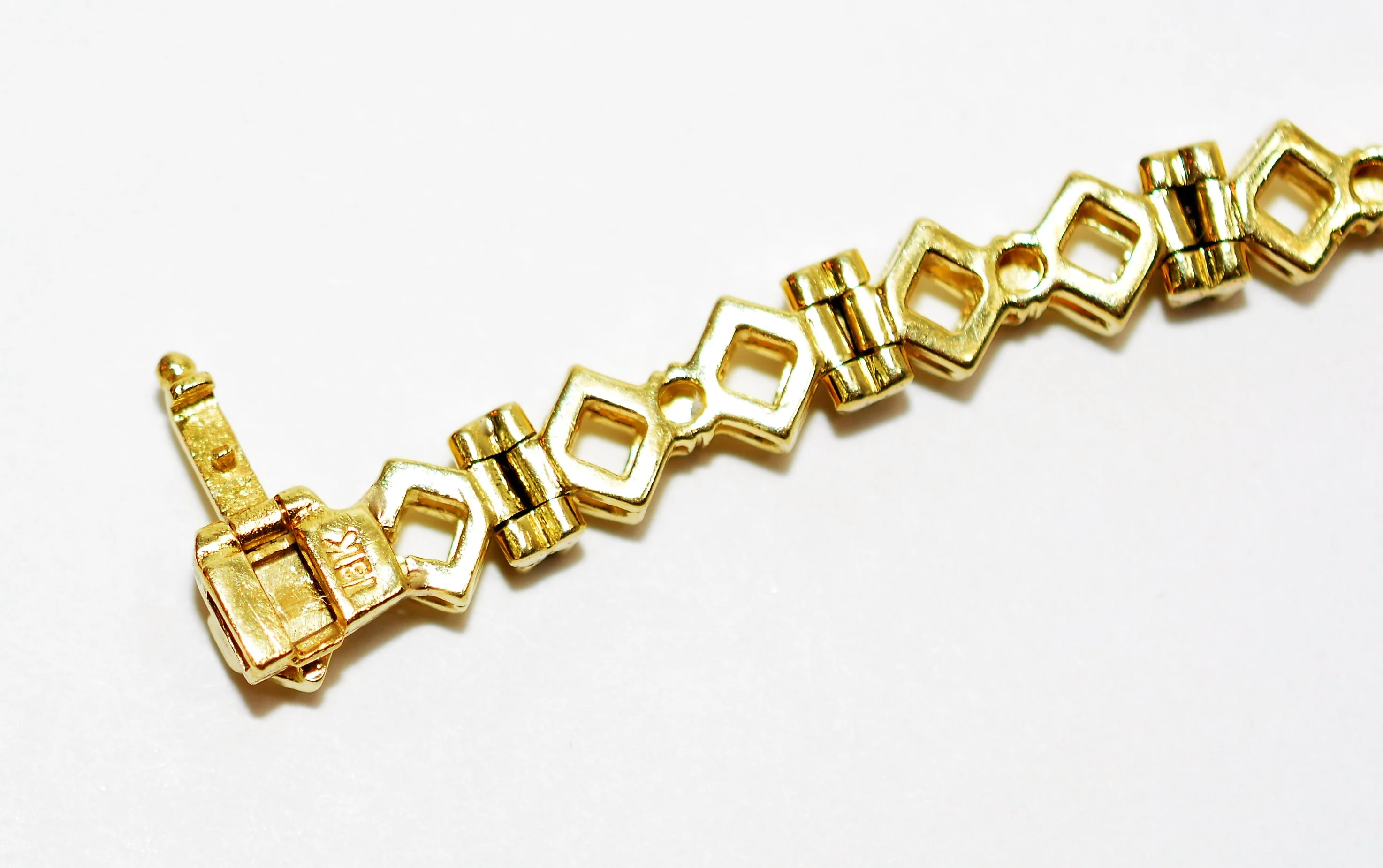 Natural Diamond Bracelet 18K Solid Gold 1.56tcw Tennis Bracelet Estate Bracelet Vintage Bracelet Bridal Wedding Jewelry Jewellery Statement - Image 7