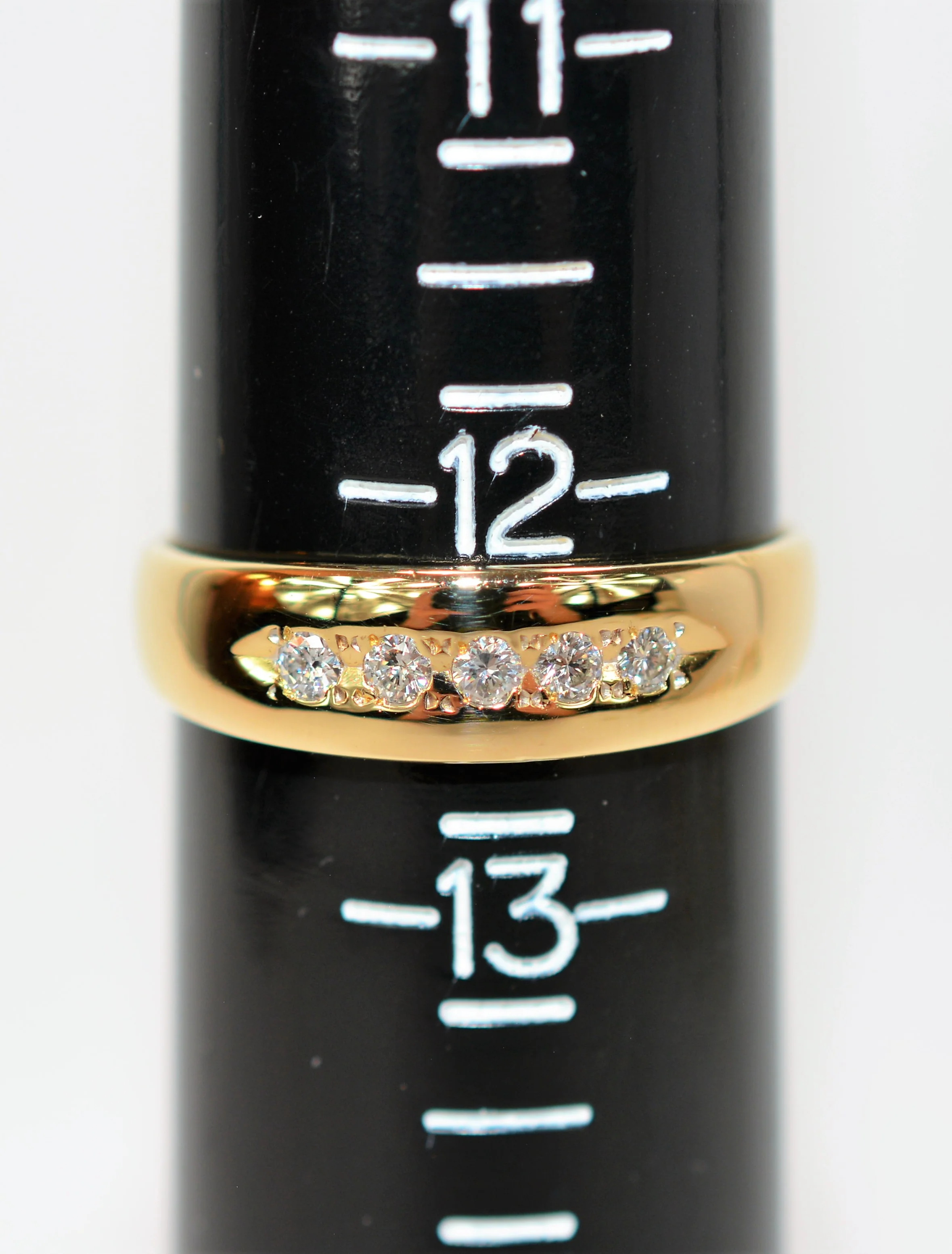 Natural Diamond Ring 14K Solid Gold .30tcw Men's Ring Band Ring Wedding Band Diamond Band Cocktail Ring Statement Ring Gold Ring Gold Band - Image 9