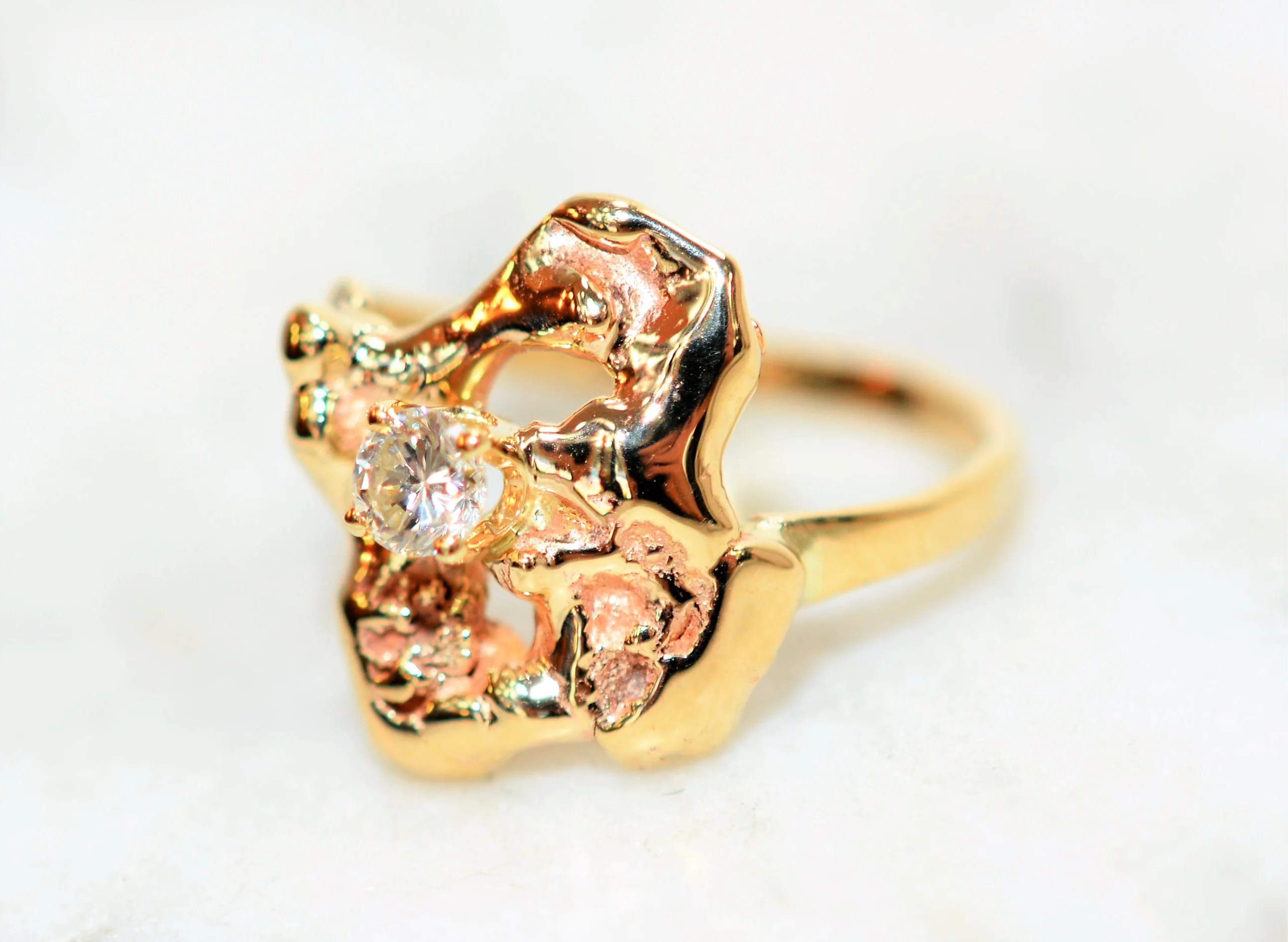 GIA Certified Natural Diamond Ring 14K Solid Gold .19ct GIA Diamond Engagement Ring Cocktail Ring Fine Gold Ring Vintage Ring Solitaire Ring - Image 9