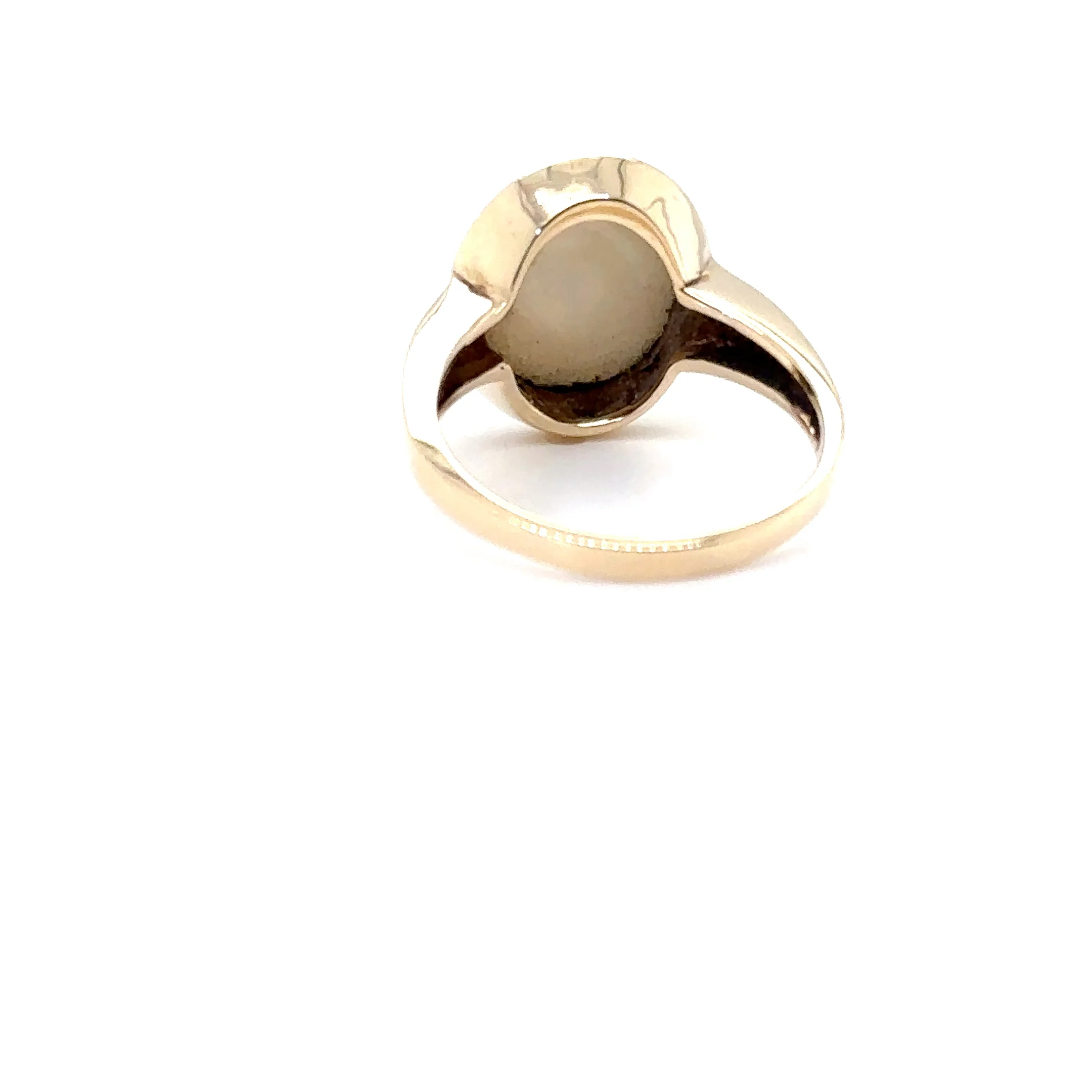 Natural Ethiopian Welo Opal Ring 10K Solid Gold Ring Gemstone Ring October Birthstone Statement Cocktail Ring - Image 11