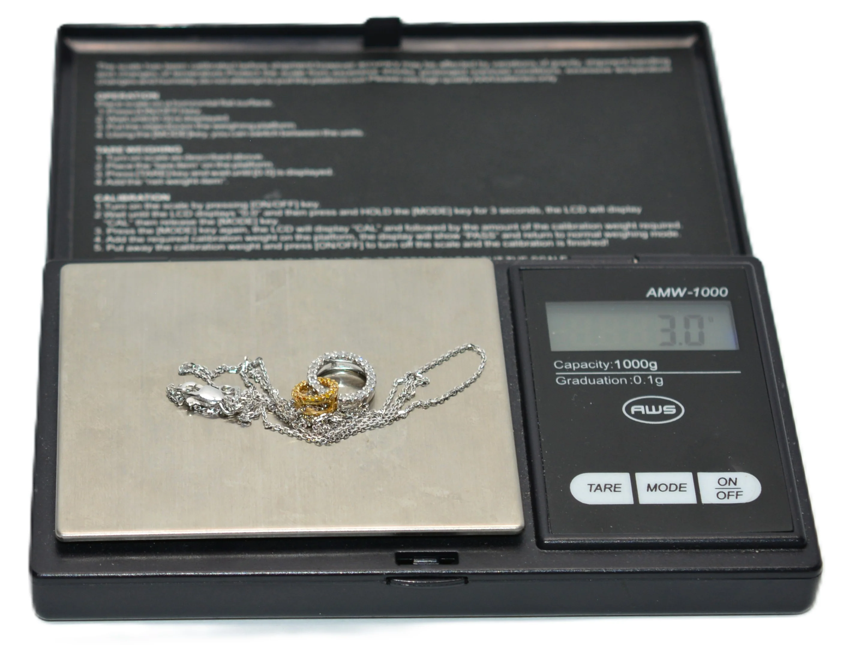 Natural Fancy Yellow Diamond Necklace 14K White Gold .29tcw Pave Pendant Necklace Statement Necklace Diamond Pendant Estate Jewelry Women's - Image 10