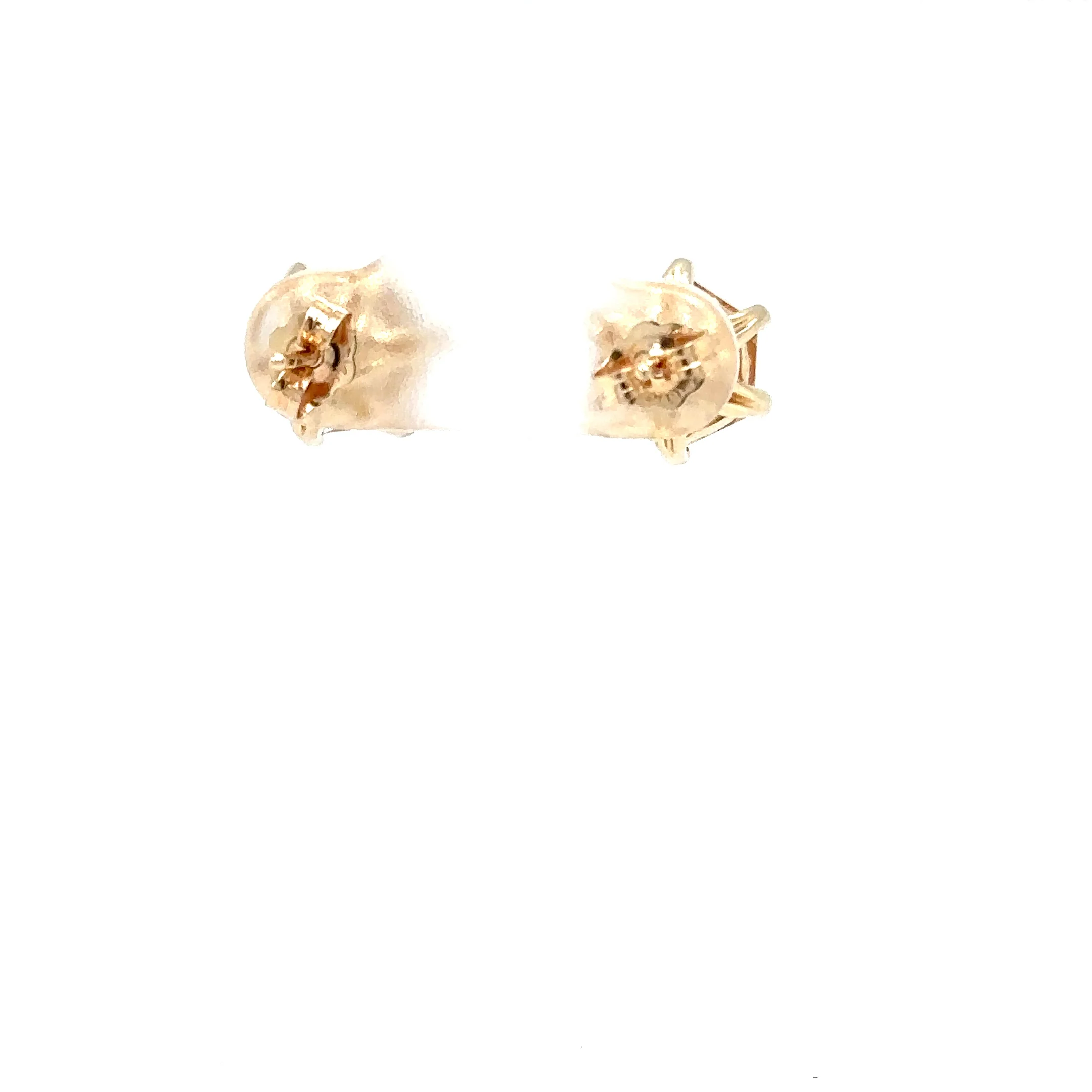 Natural Honey Citrine Earrings 14K Solid Gold 6.22tcw Solitaire Earrings Stud Earrings Gemstone Earrings Birthstone Earrings Fine Earrings - Image 8