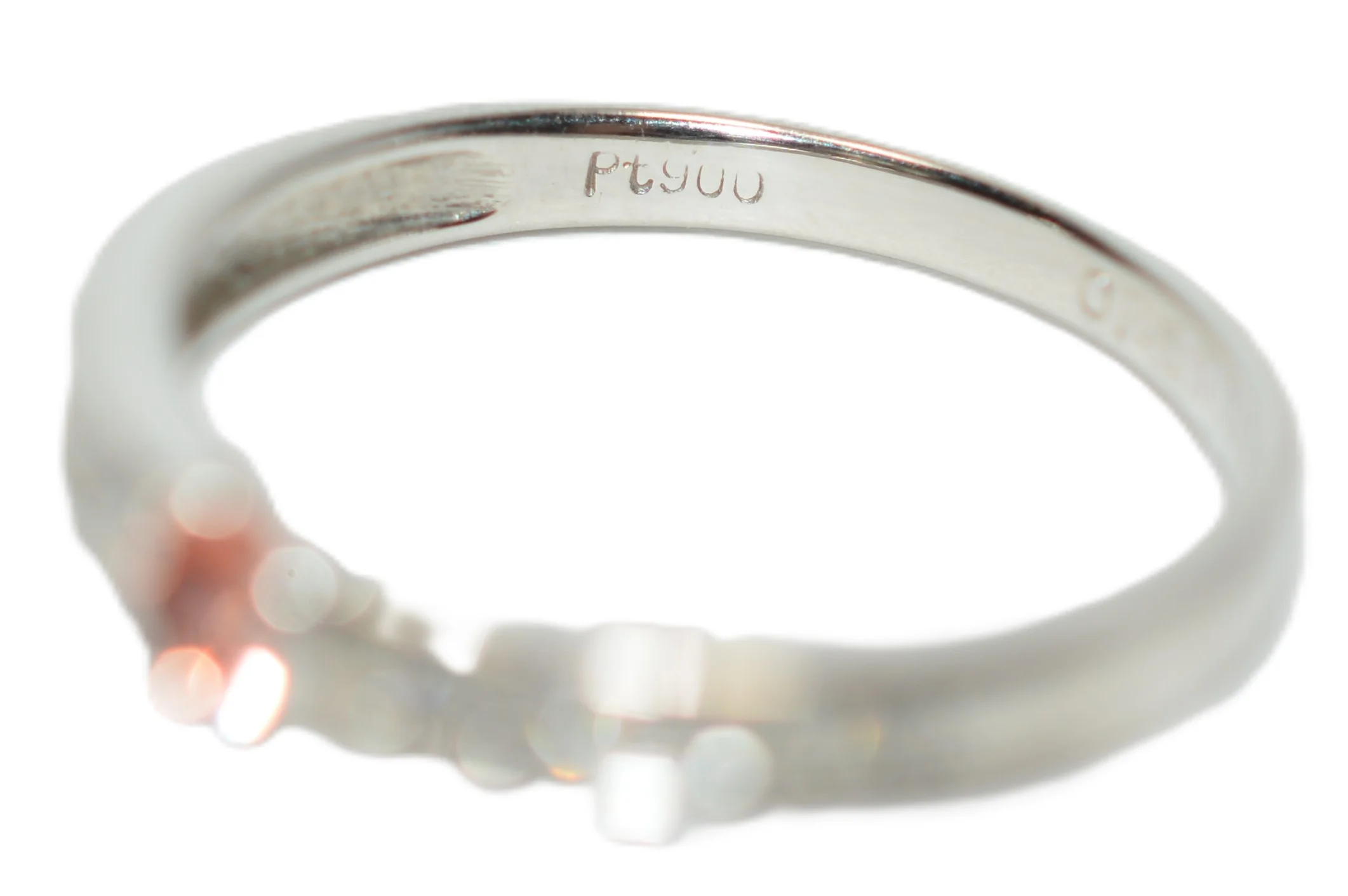 Natural Pink Elbaite Tourmaline & Diamond Ring Solid Platinum .23tcw Gemstone Ring Promise Ring Pink Ring Birthstone Ring Engagement Ring - Image 6
