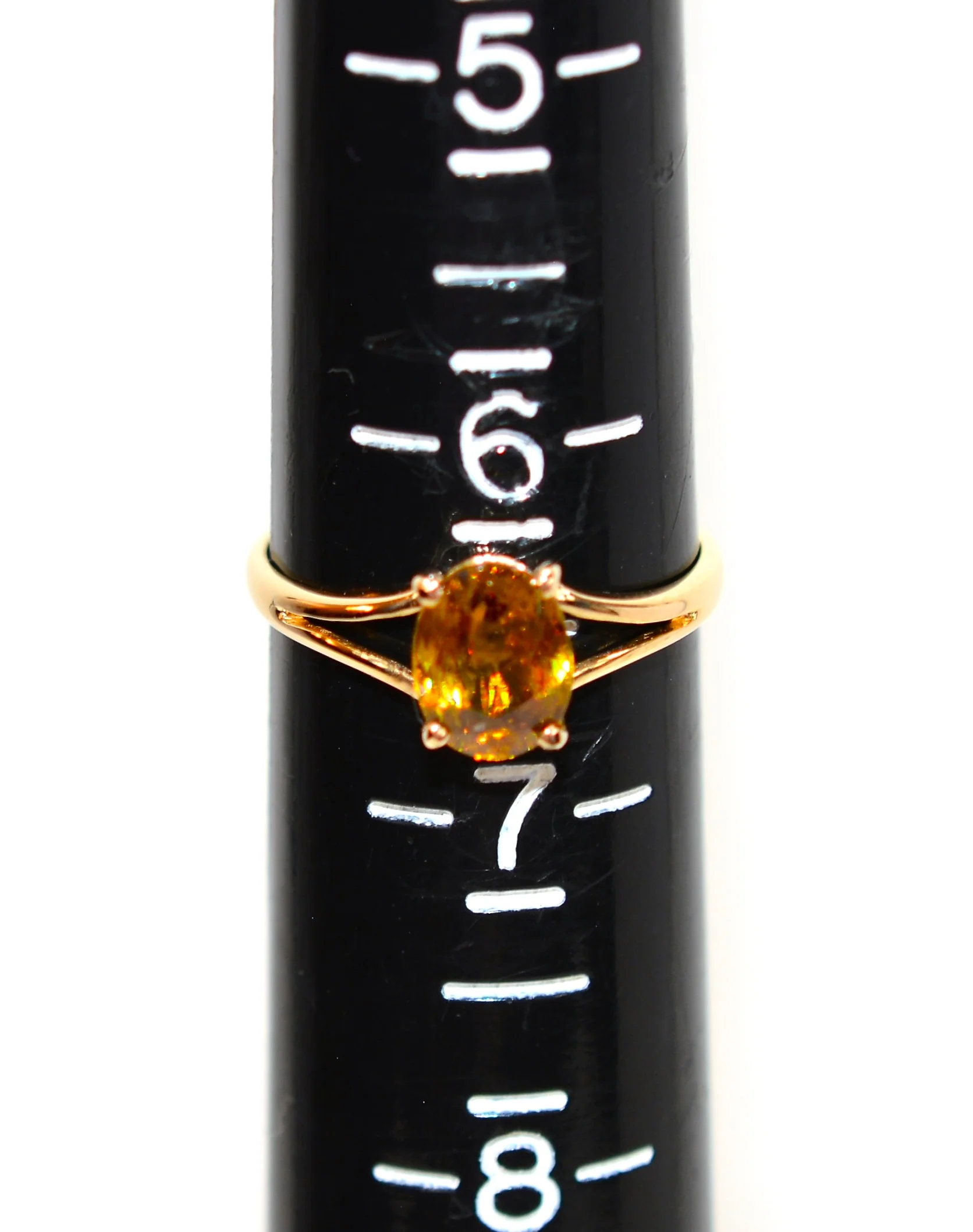 Natural Sphene Ring 14K Solid Gold 1.53ct Titanite Ring Gemstone Ring Fine Ring Statement Ring Engagement Ring Birthstone Ring Fine Jewelry - Image 9
