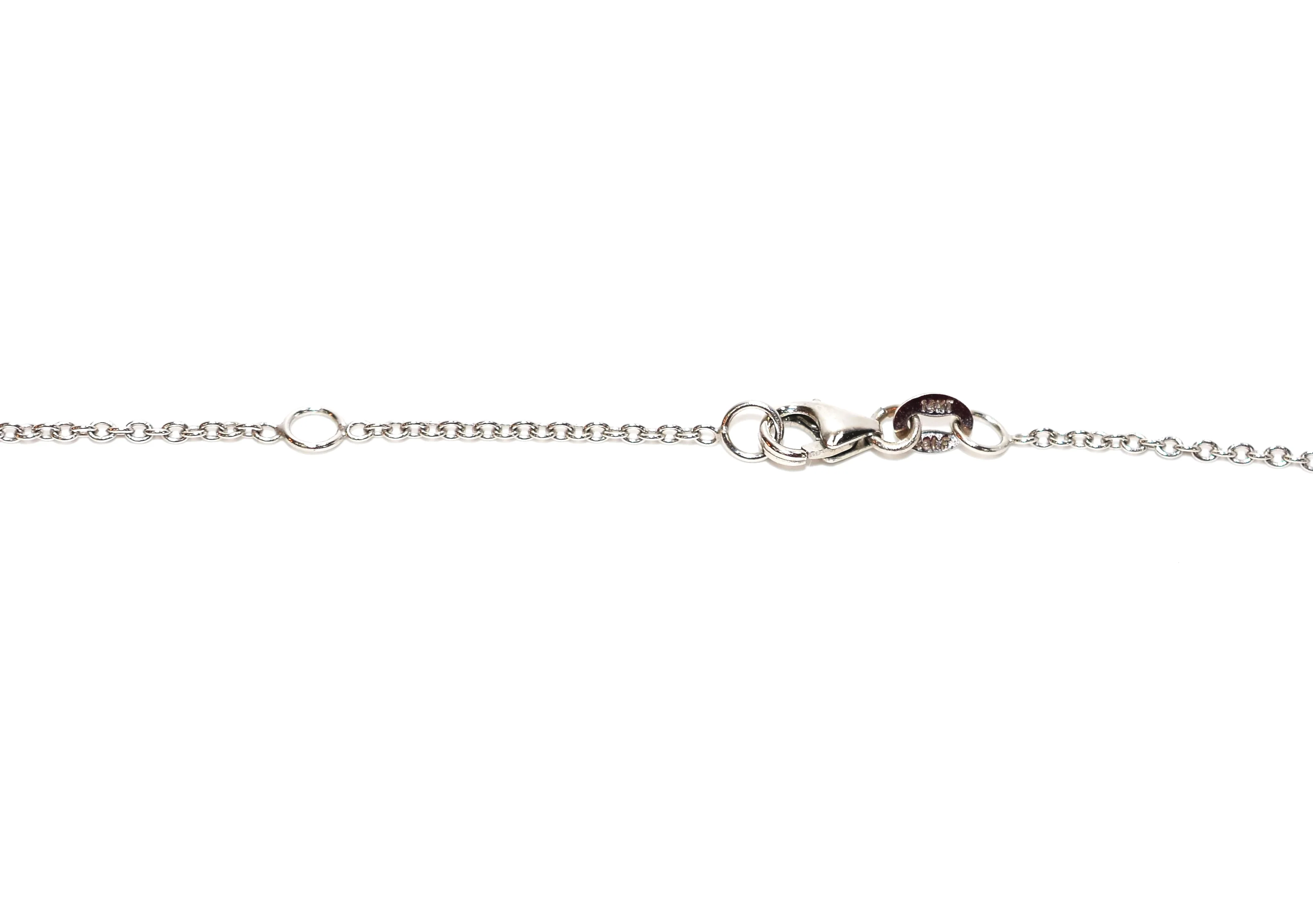 Natural Tanzanite & Diamond Necklace 14K White Gold .51tcw Tanzanite Necklace Pendant Necklace Birthstone Necklace Bridal Jewelry Fine Drop - Image 7