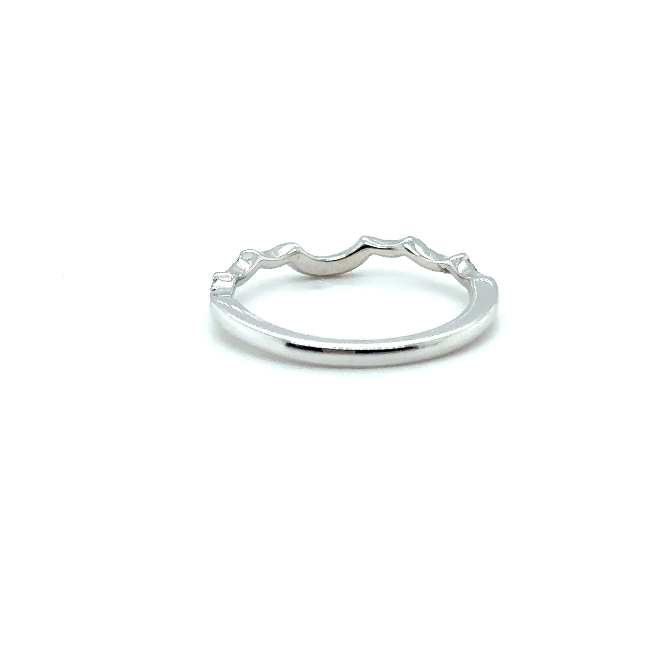 Neil Lane Diamond Band 14K White Gold .33tcw Designer Wedding Band Neil Lane Contoured Band Bridal Jewelry Estate Ring Diamond Ring - Image 12