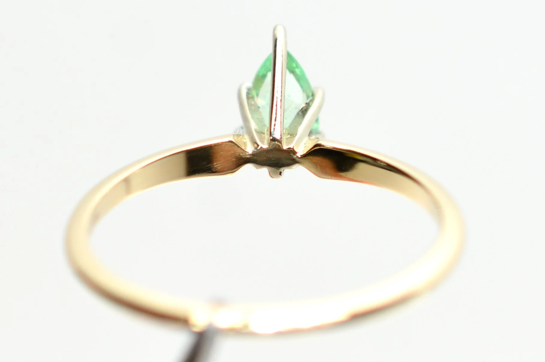 Natural Paraiba Tourmaline Ring 14K Solid Gold .40ct Engagement Ring Gemstone Ring Solitaire Ring Birthstone Ring Stackable Ring Promise - Image 7