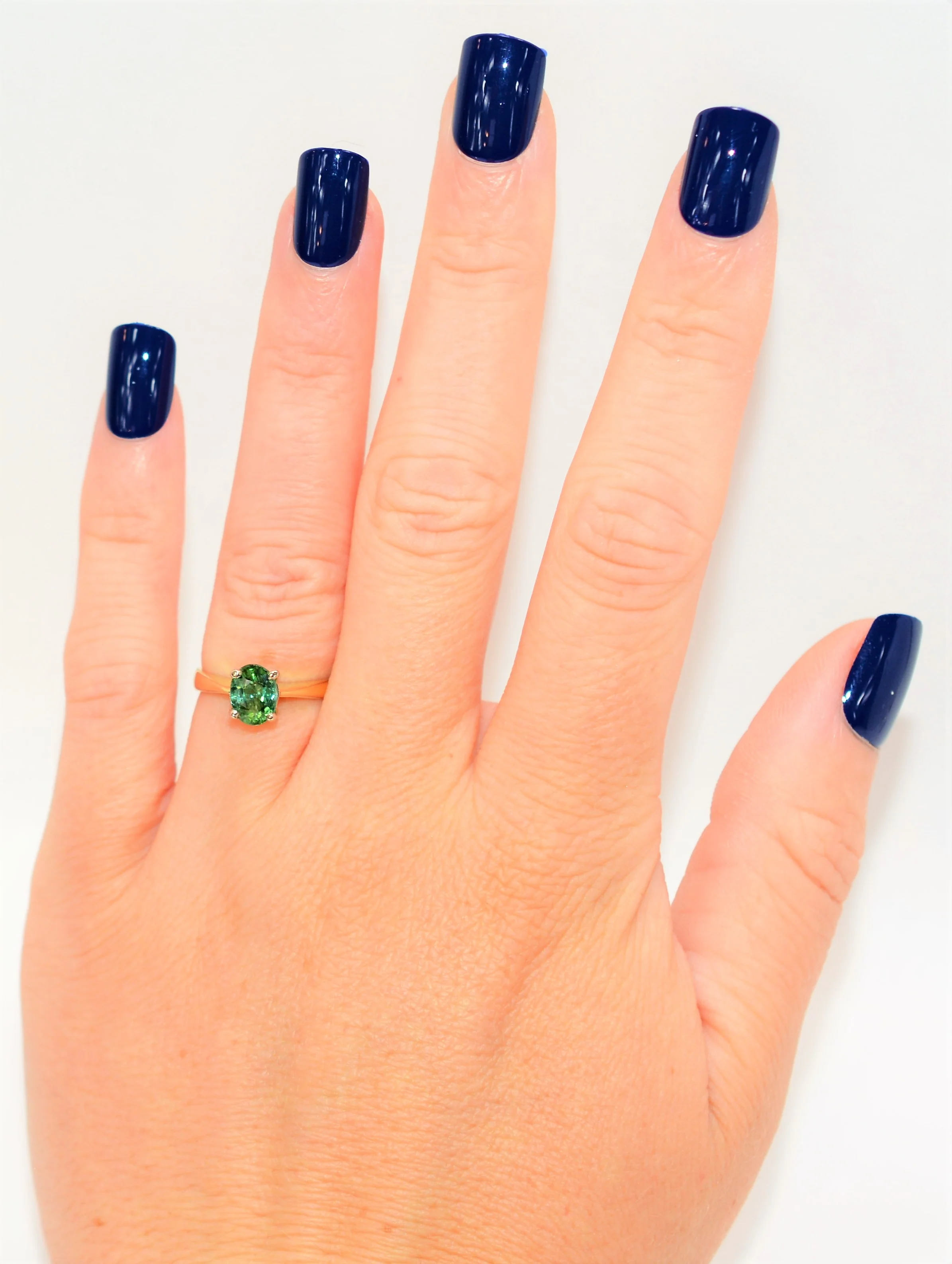 Natural Paraiba Tourmaline Ring 18K Solid Gold .96ct Solitaire Ring Engagement Ring Birthstone Ring Statement Ring Cocktail Ring Jewelry - Image 2