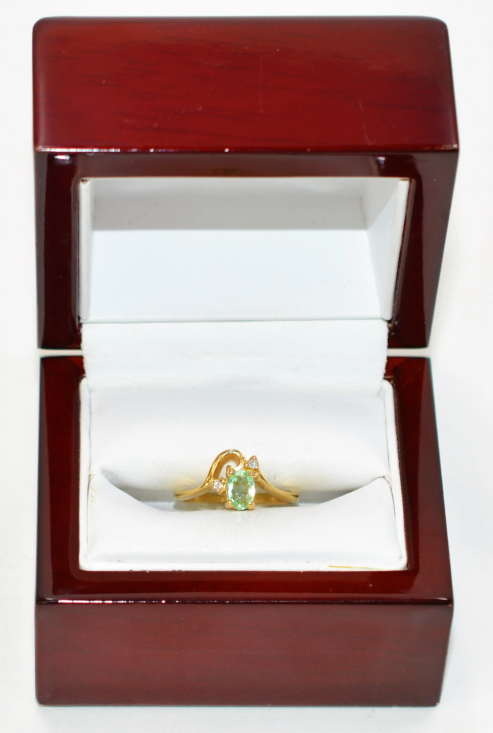 Natural Paraiba Tourmaline & Diamond Ring 14K Solid Gold .38tcw Gemstone Birthstone Ring Jewellery Estate Jewelry Women's Ring Fine Jewelry - Image 12