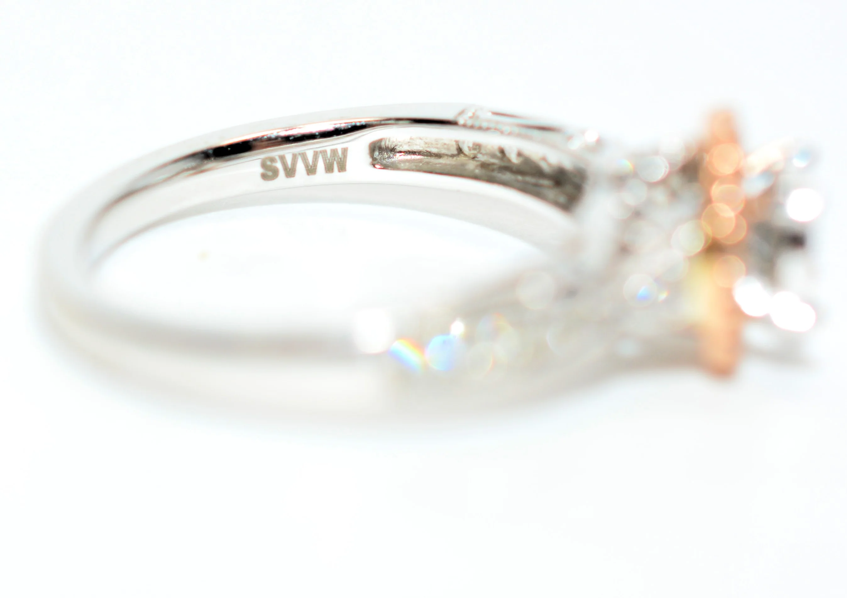 Simply Vera Vera Wang Natural Diamond Ring 14K White & Rose Gold .43tcw Engagement Ring Bridal Jewelry Fine Wedding Jewellery Designer - Image 7