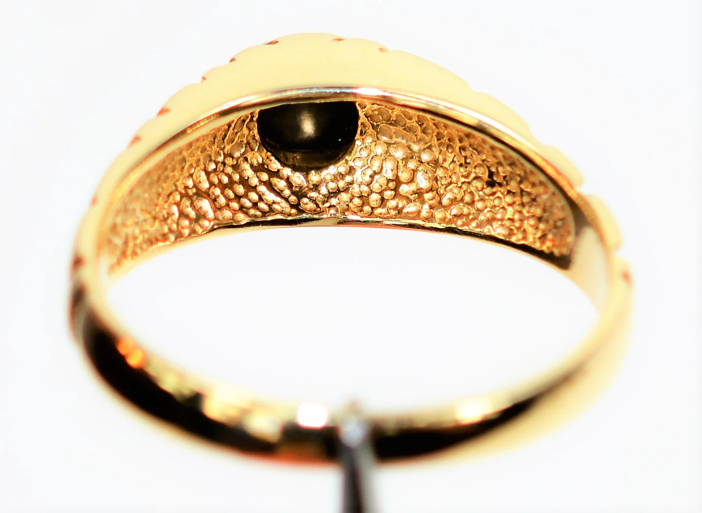 Natural Star Sapphire Ring 10K Solid Gold .50ct Ring Solitaire Ring Gemstone Ring Cocktail Ring Statement Ring Men's Ring Fine Vintage Ring - Image 7