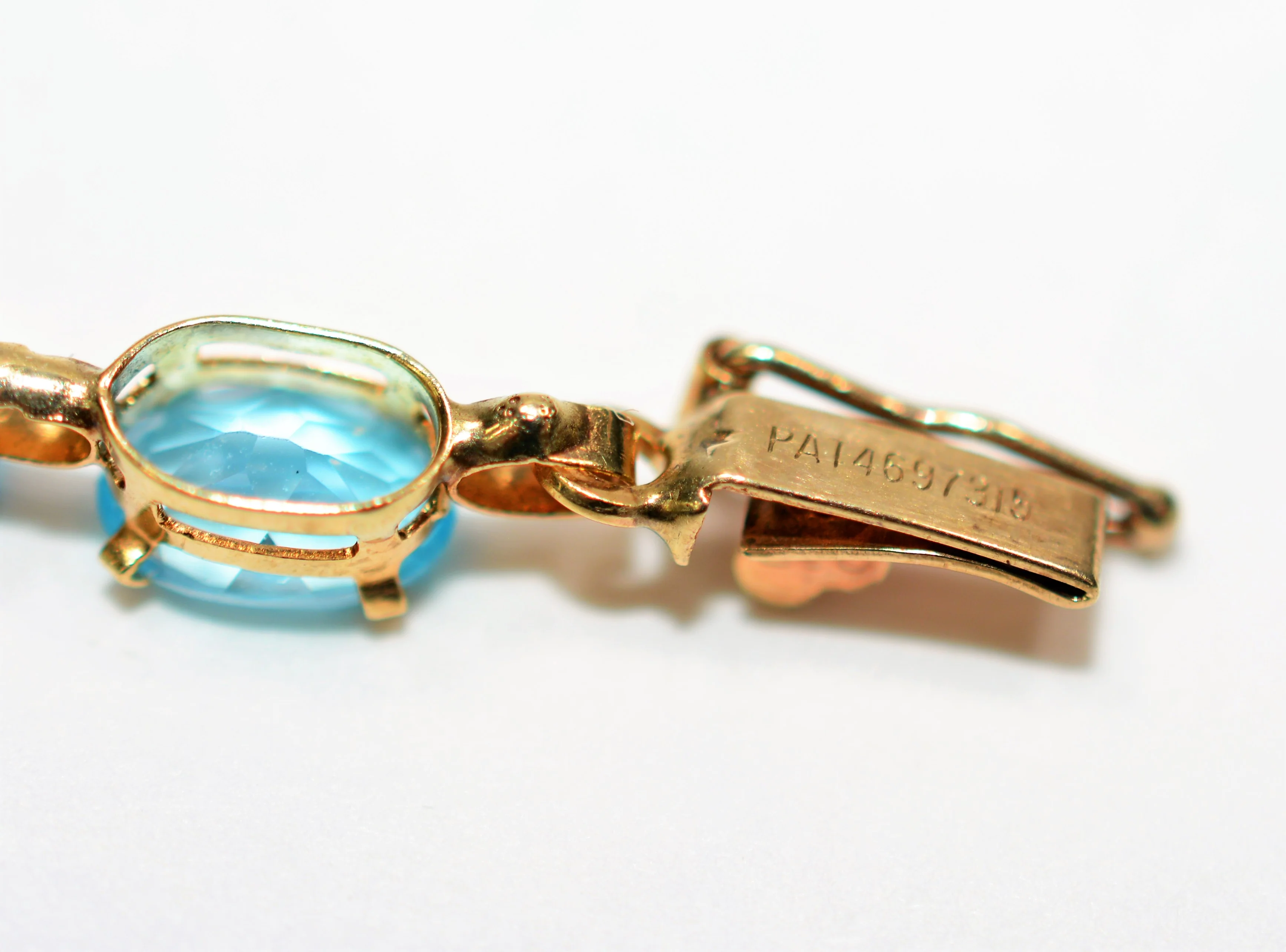 Natural Swiss Blue Topaz Bracelet 10K Solid Gold 11.60tcw Gemstone Bracelet Tennis Bracelet Birthstone Bracelet Women's Bracelet Fine Jewelry - Image 7